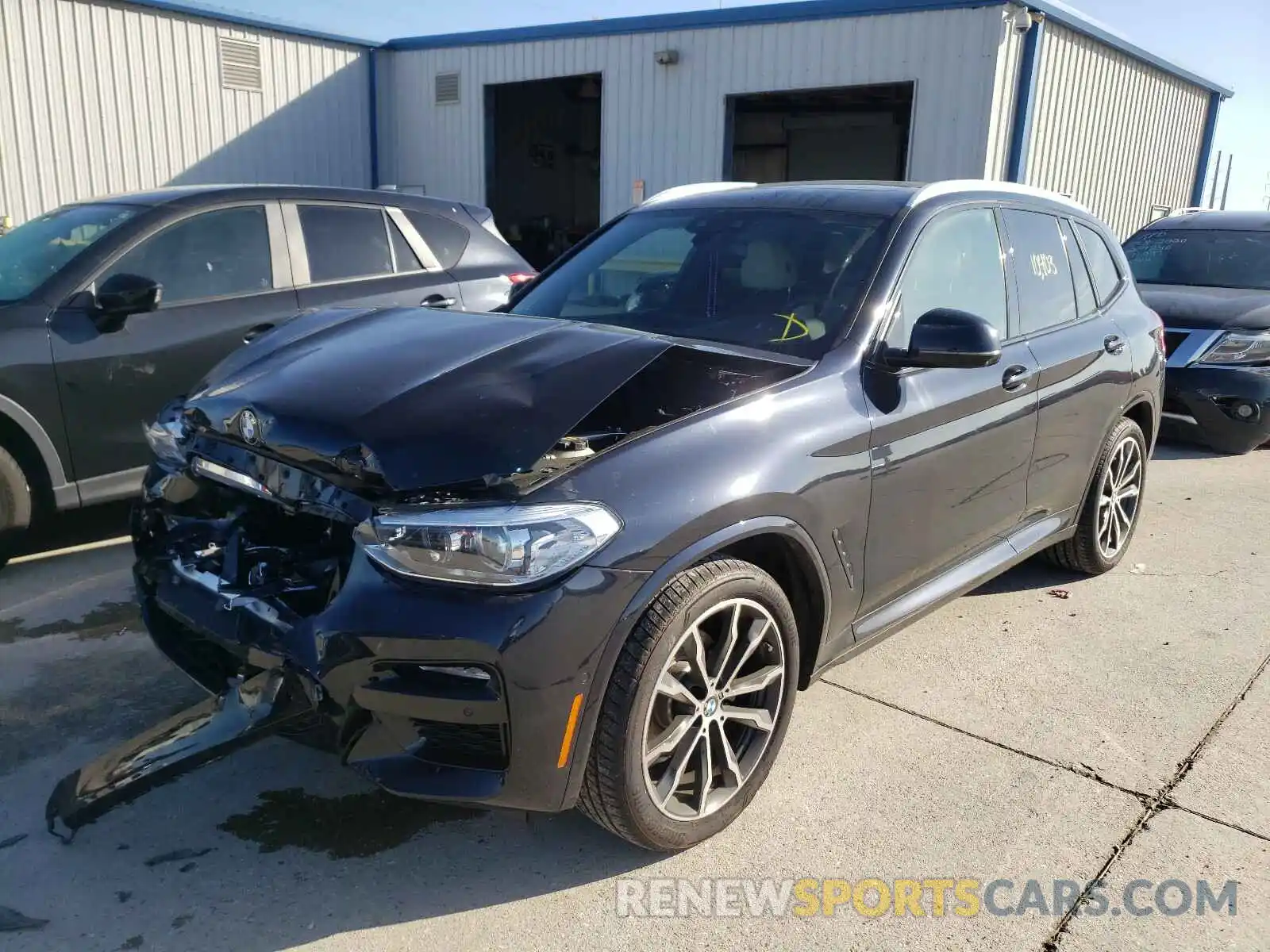 2 Photograph of a damaged car 5UXTR7C52KLR53358 BMW X3 2019