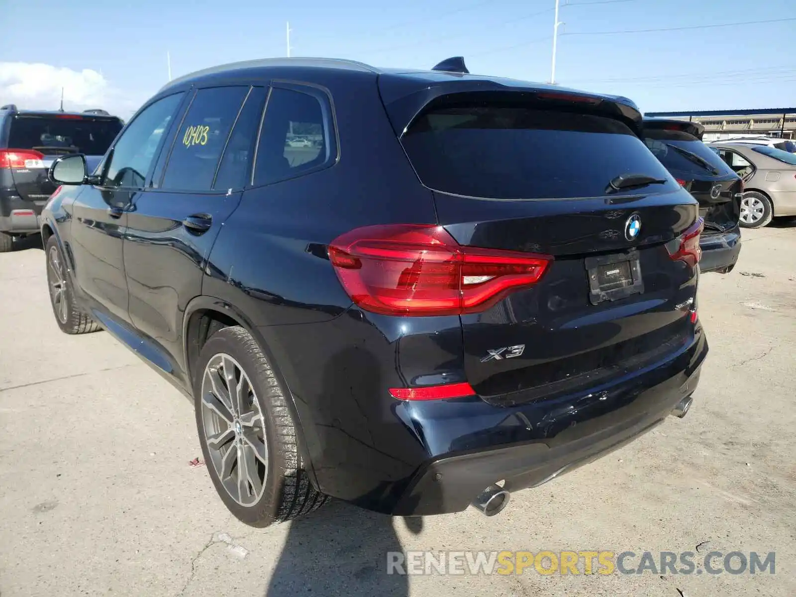 3 Photograph of a damaged car 5UXTR7C52KLR53358 BMW X3 2019