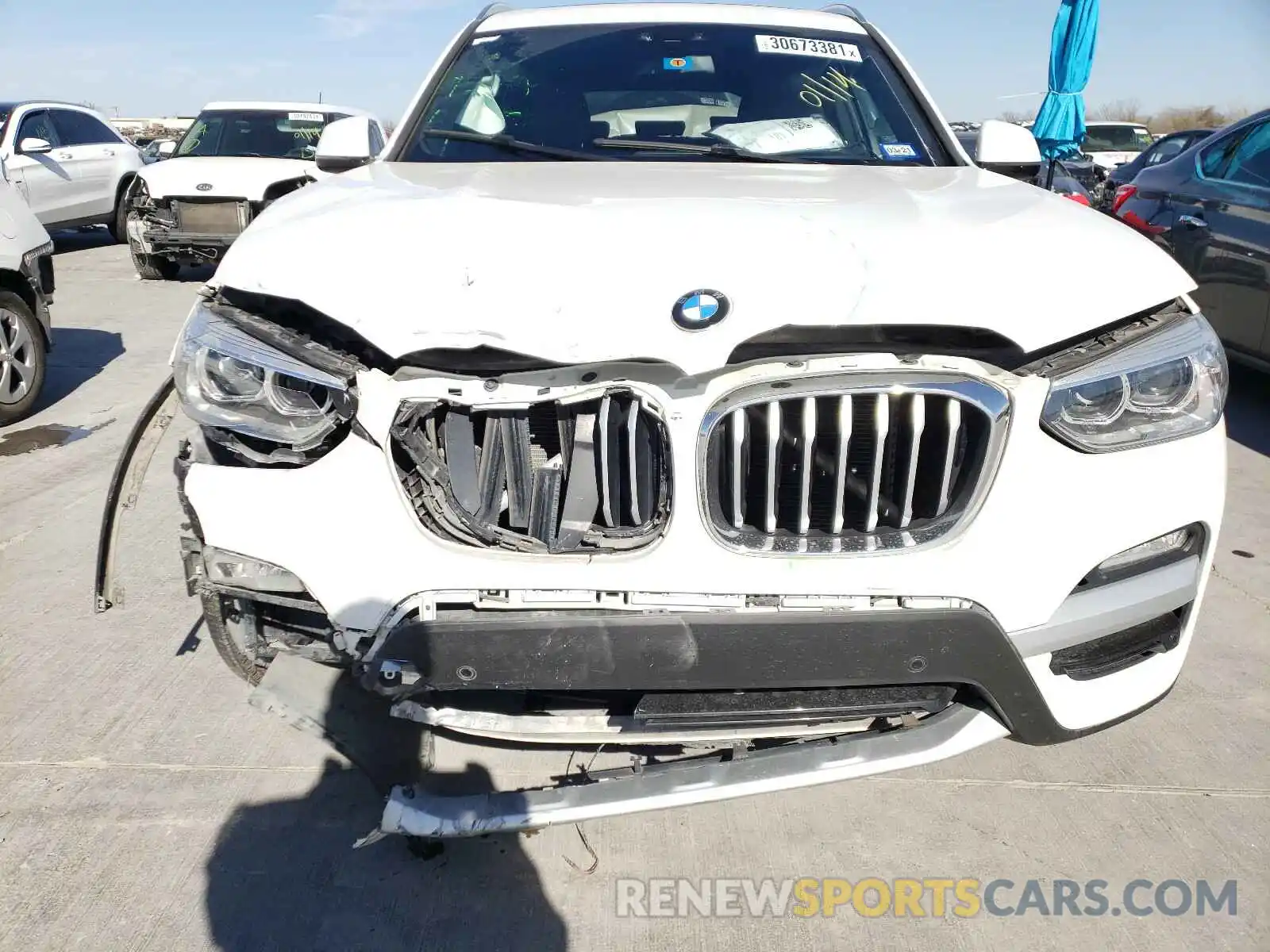 9 Photograph of a damaged car 5UXTR7C53KLE88592 BMW X3 2019