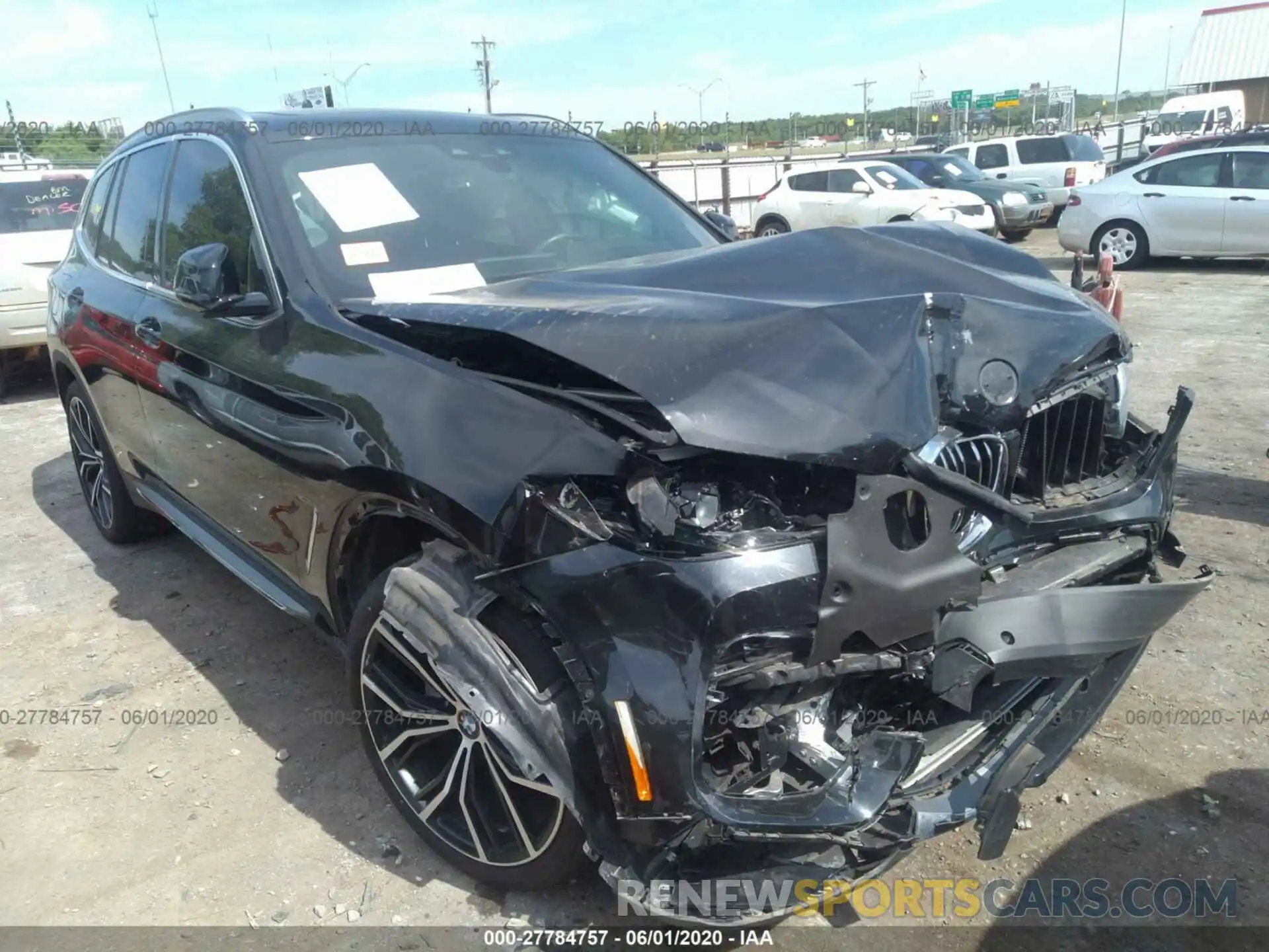 1 Photograph of a damaged car 5UXTR7C53KLE93615 BMW X3 2019