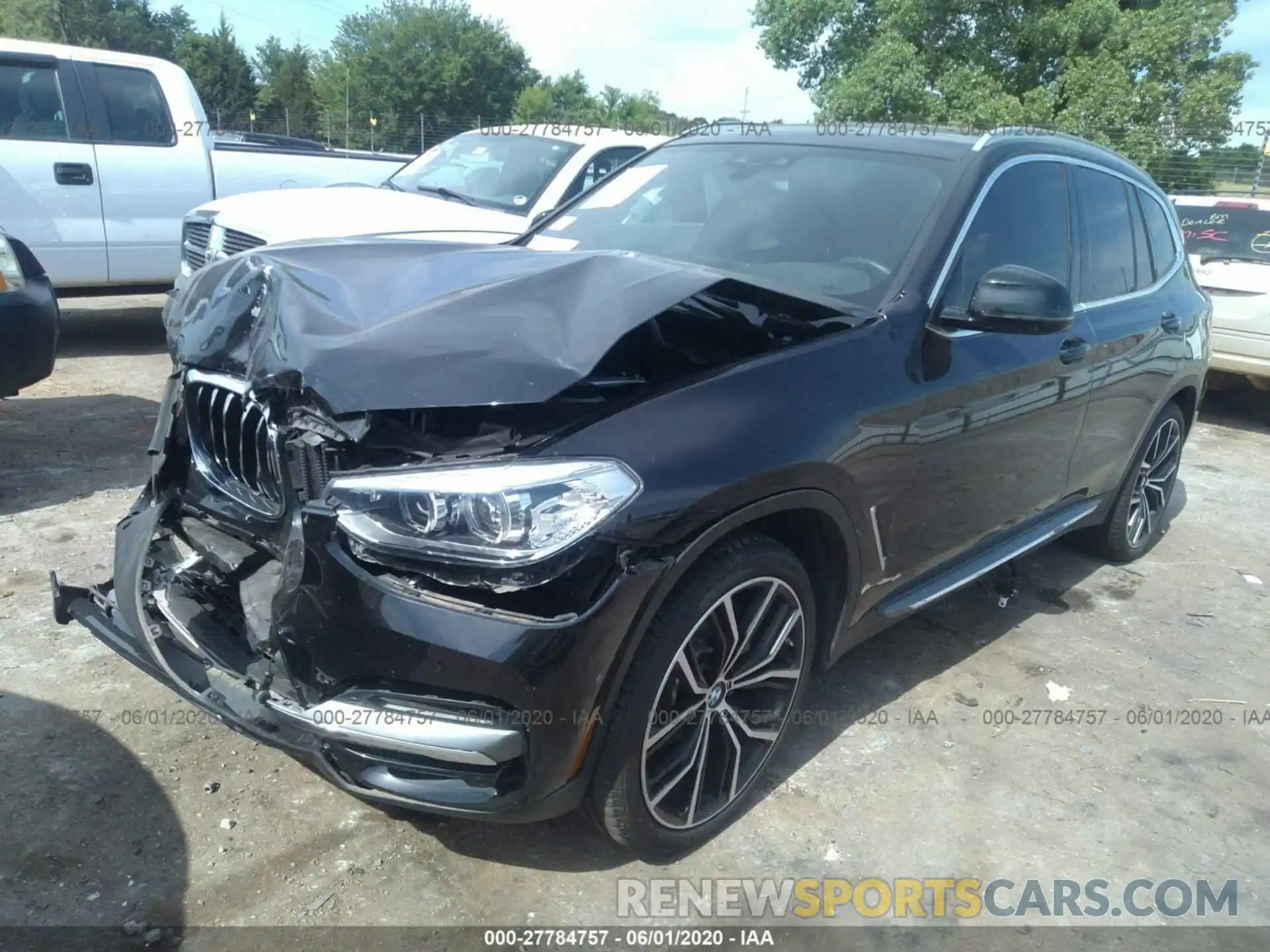 2 Photograph of a damaged car 5UXTR7C53KLE93615 BMW X3 2019