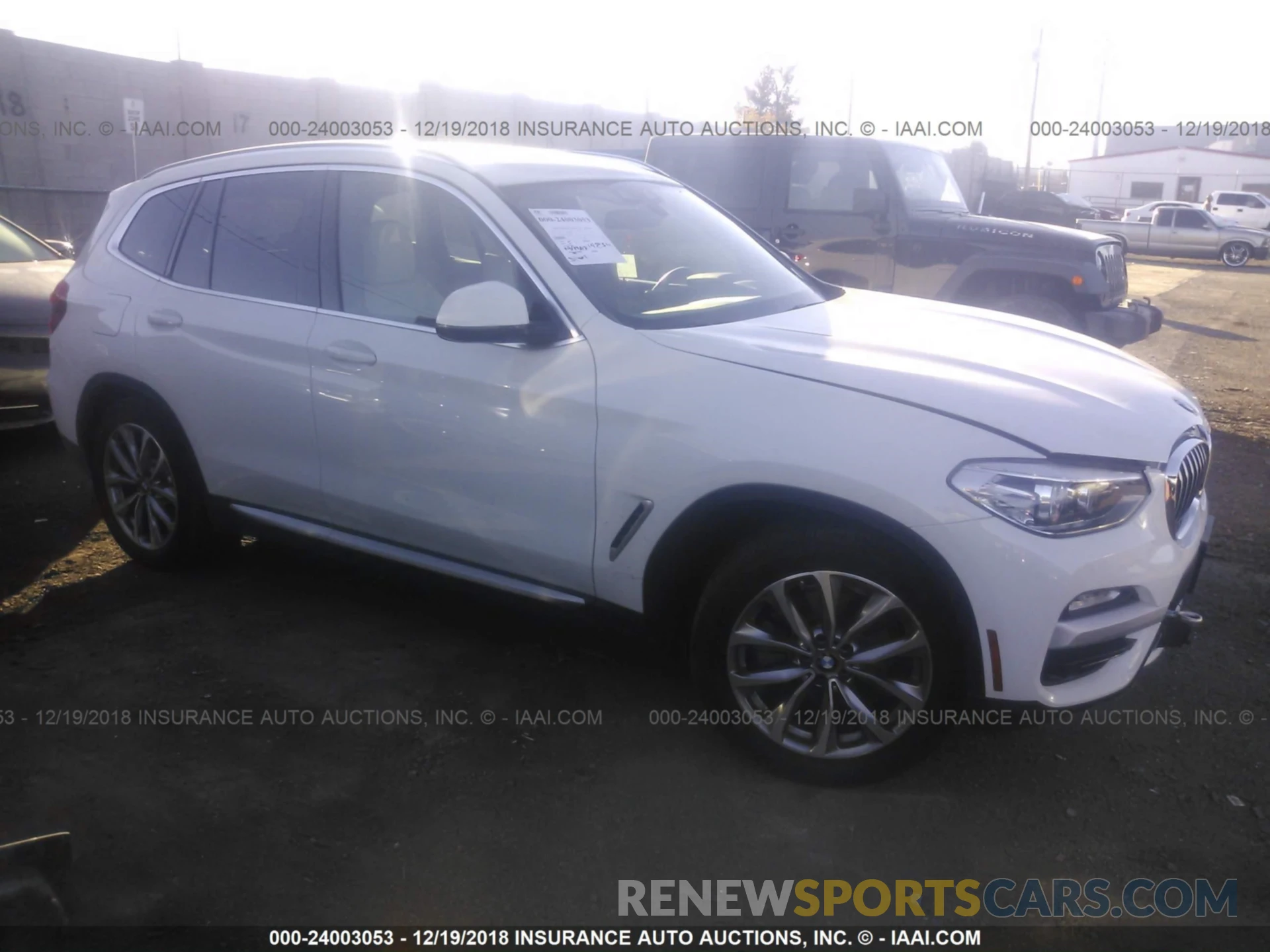 1 Photograph of a damaged car 5UXTR7C53KLE94182 BMW X3 2019