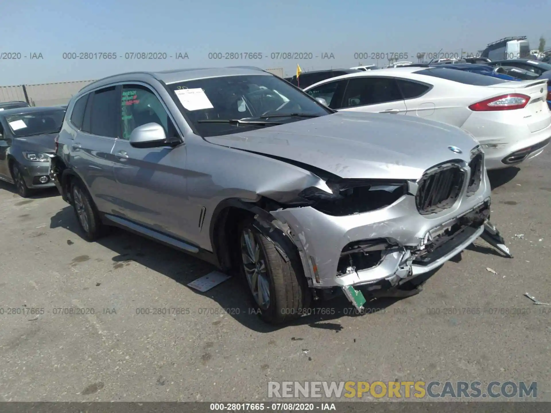 1 Photograph of a damaged car 5UXTR7C53KLE97759 BMW X3 2019