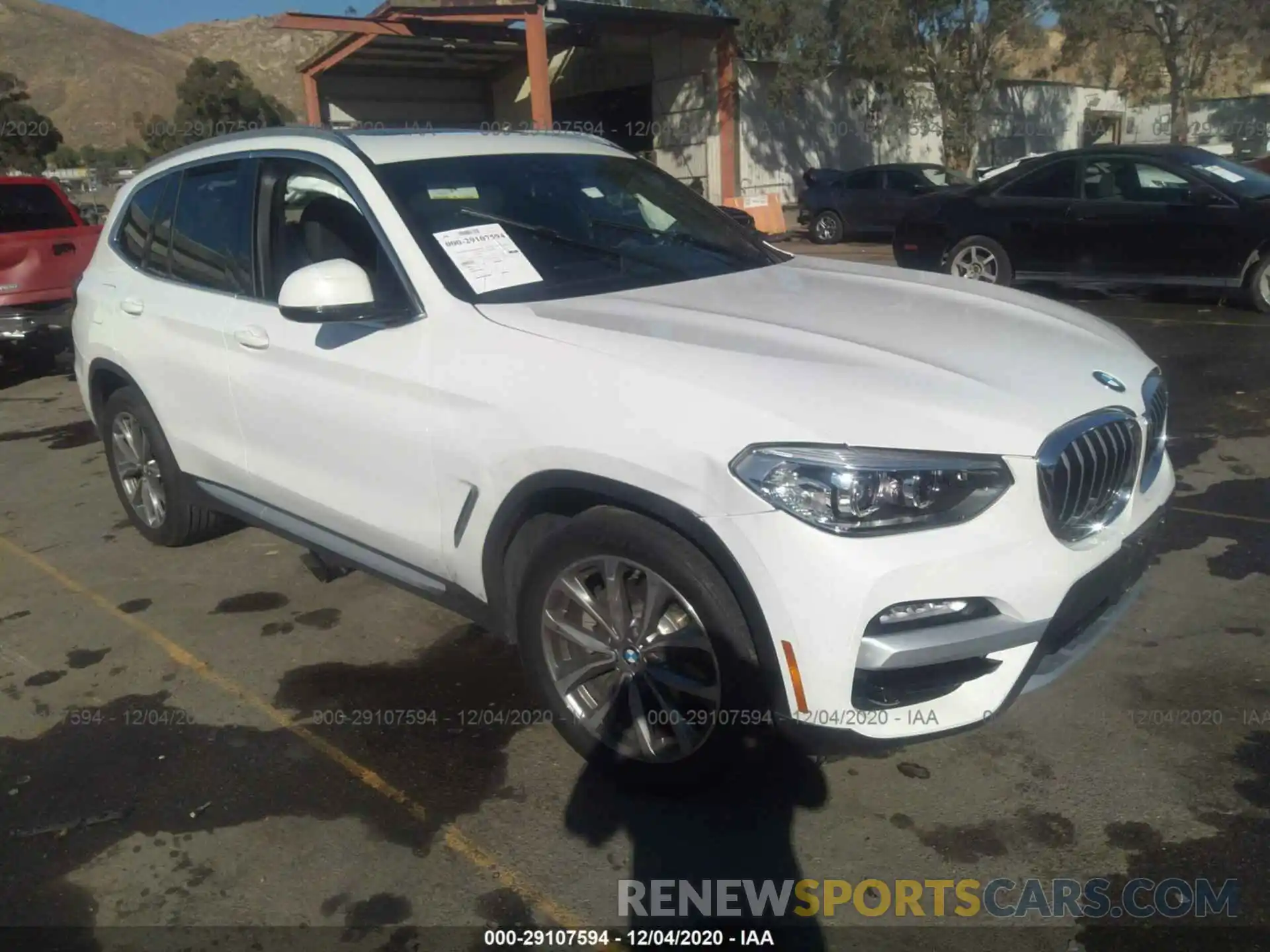 1 Photograph of a damaged car 5UXTR7C53KLE98488 BMW X3 2019