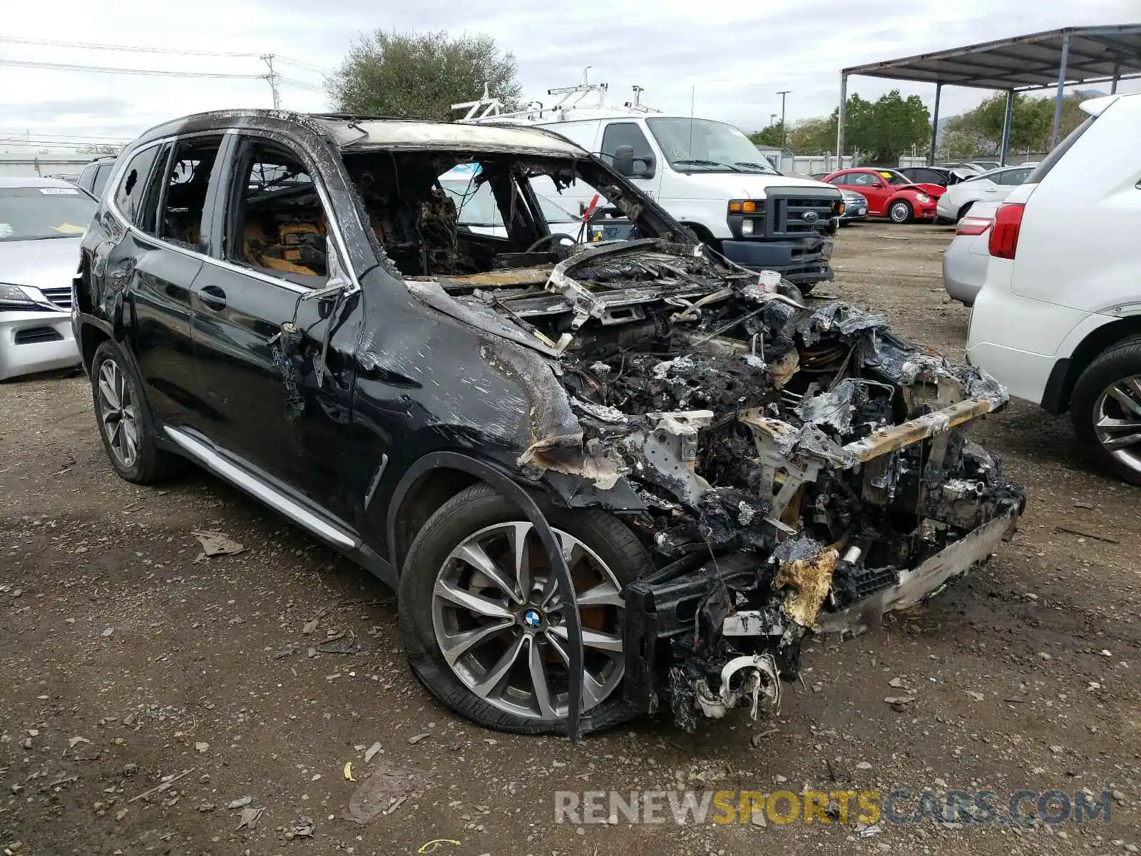 1 Photograph of a damaged car 5UXTR7C53KLF23406 BMW X3 2019