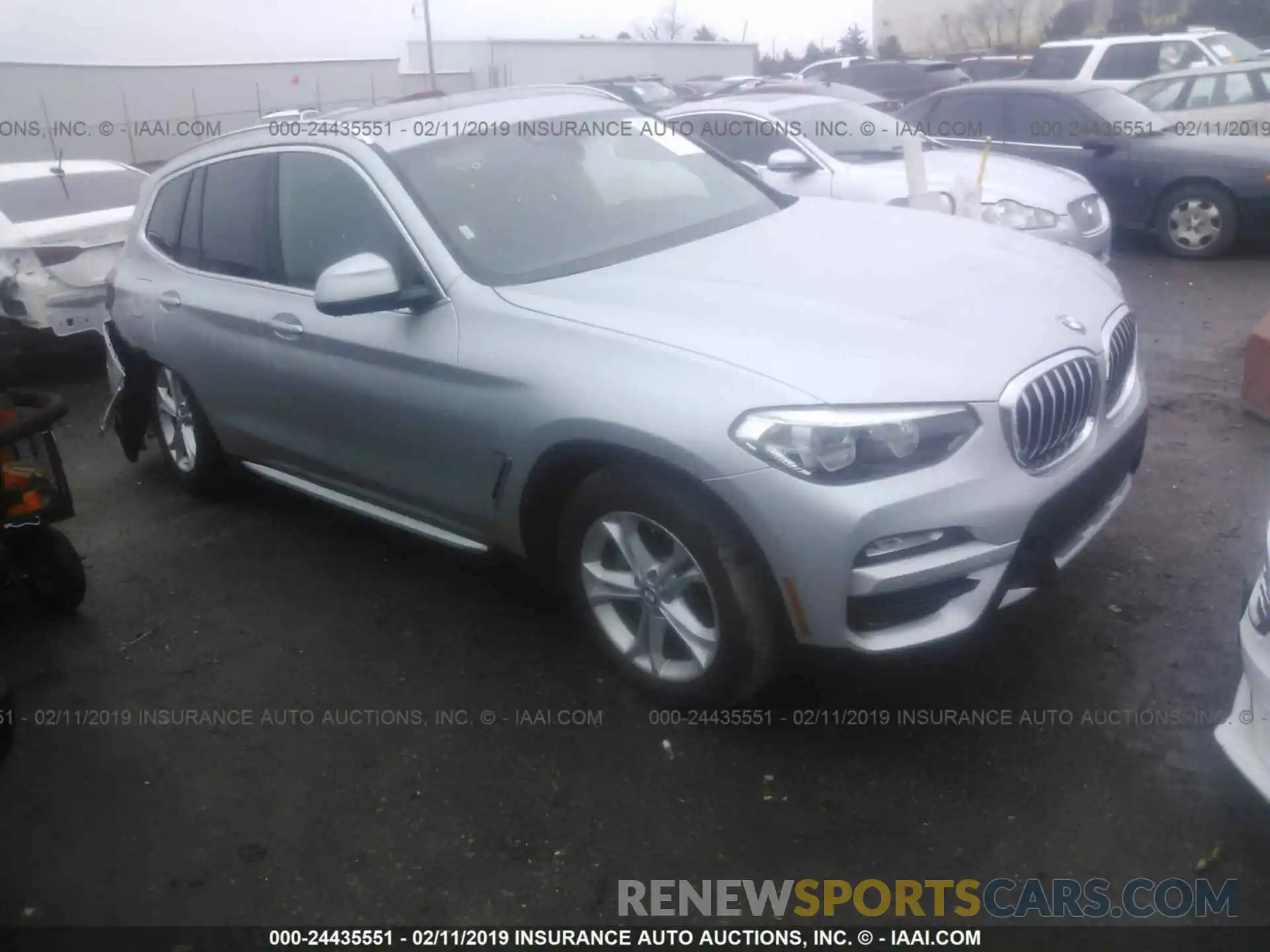 1 Фотография поврежденного автомобиля 5UXTR7C53KLF24832 BMW X3 2019