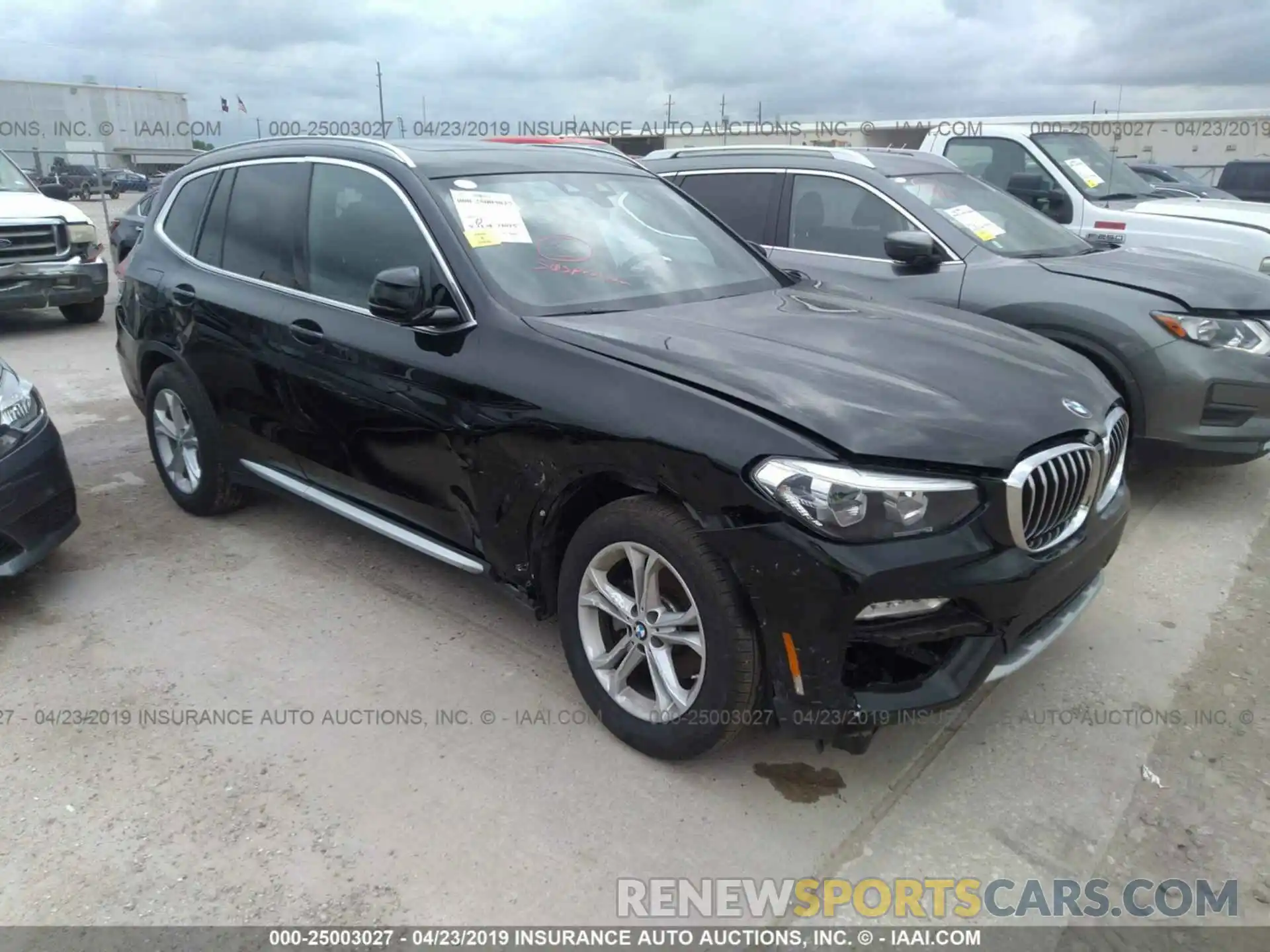 1 Photograph of a damaged car 5UXTR7C53KLF26936 BMW X3 2019