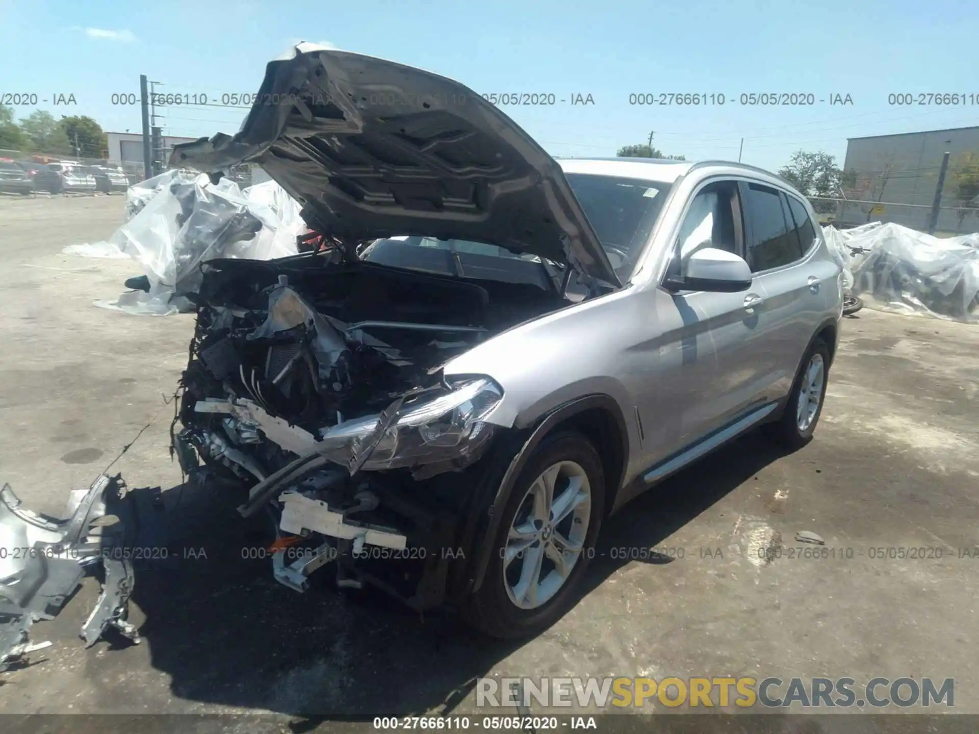 2 Photograph of a damaged car 5UXTR7C53KLF27312 BMW X3 2019