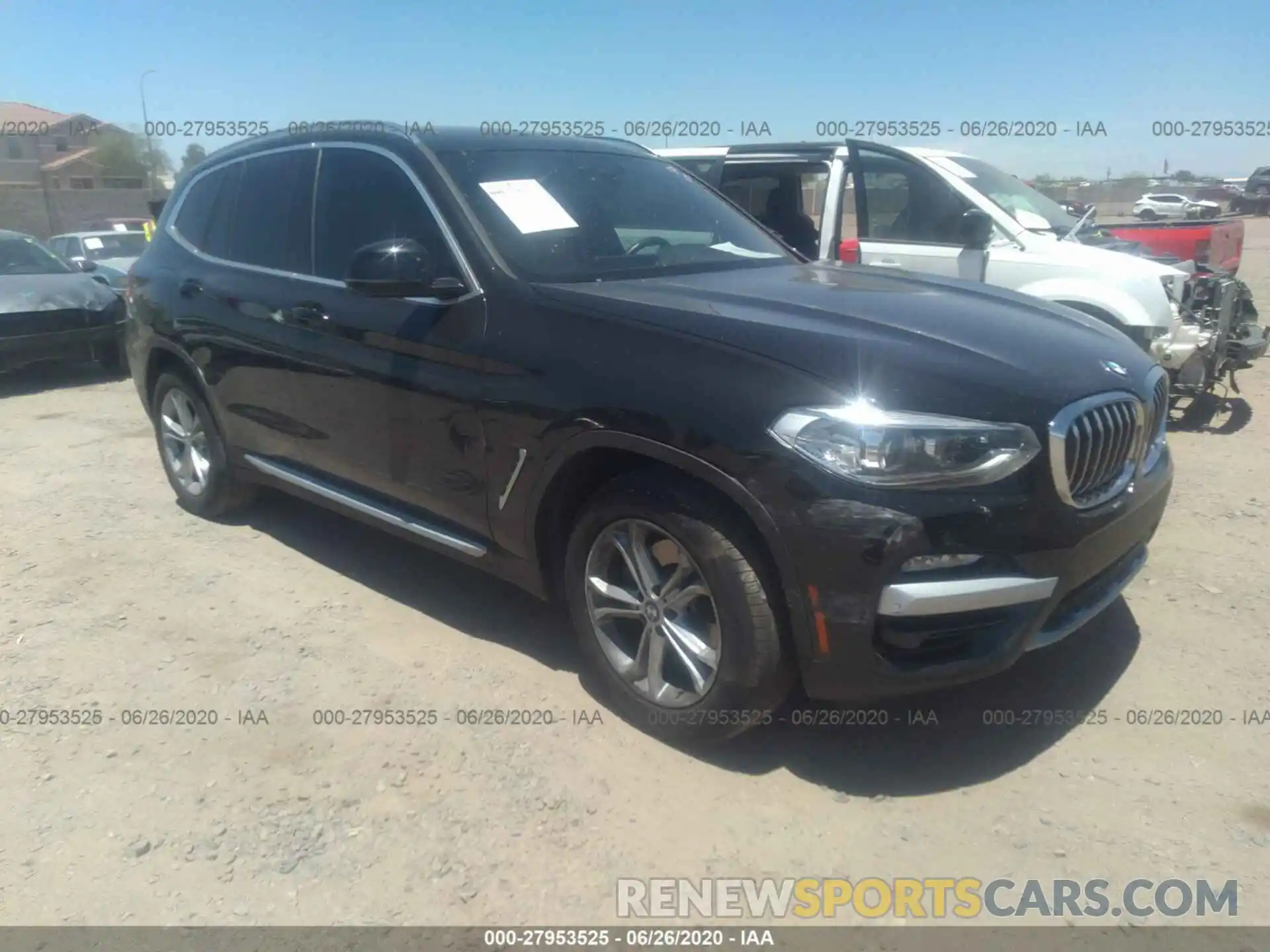 1 Photograph of a damaged car 5UXTR7C53KLF28086 BMW X3 2019