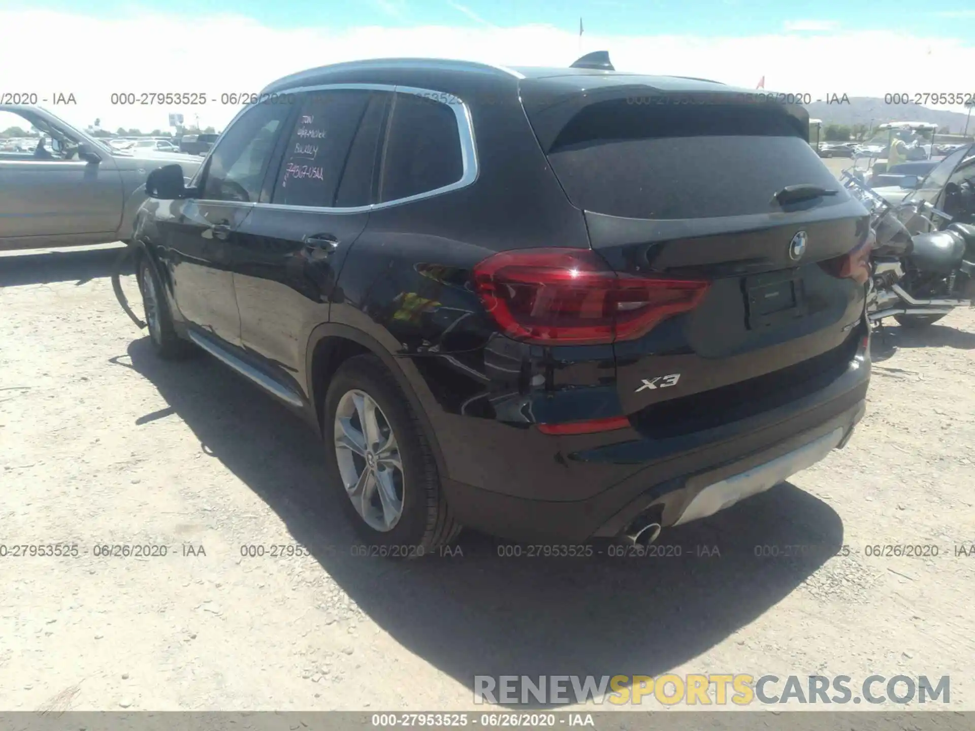 3 Photograph of a damaged car 5UXTR7C53KLF28086 BMW X3 2019