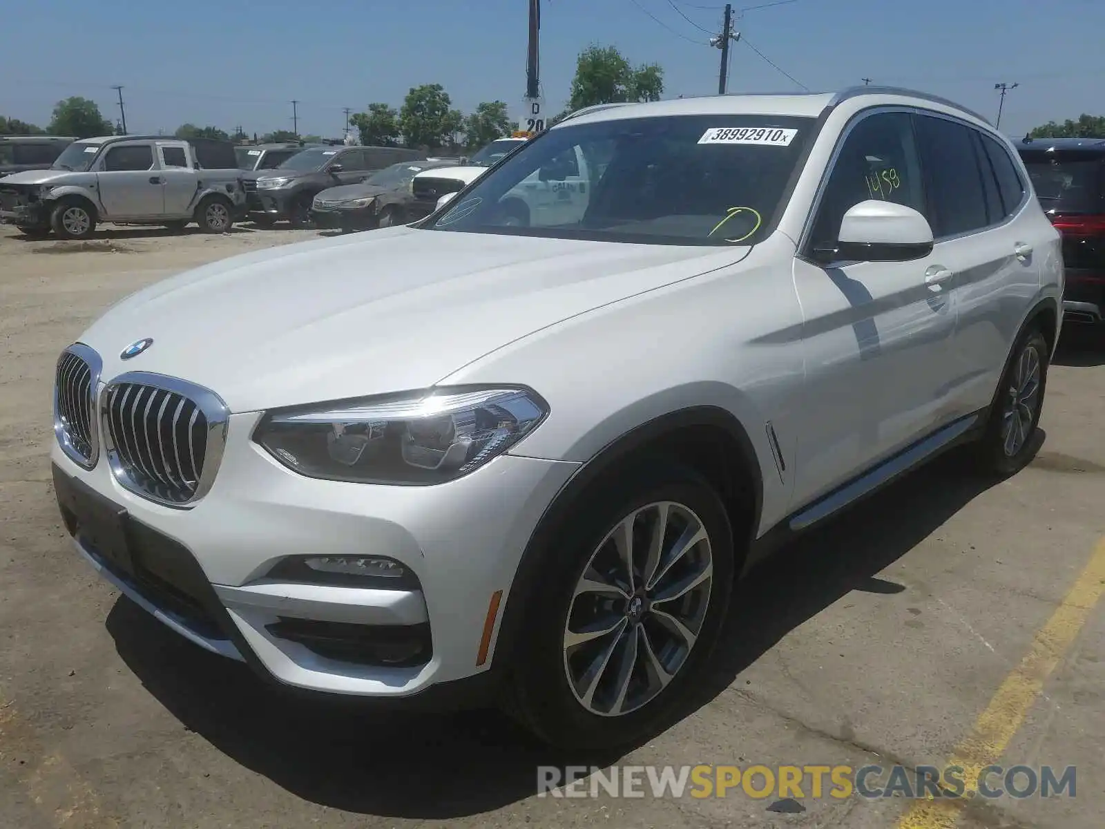 2 Photograph of a damaged car 5UXTR7C53KLF28217 BMW X3 2019