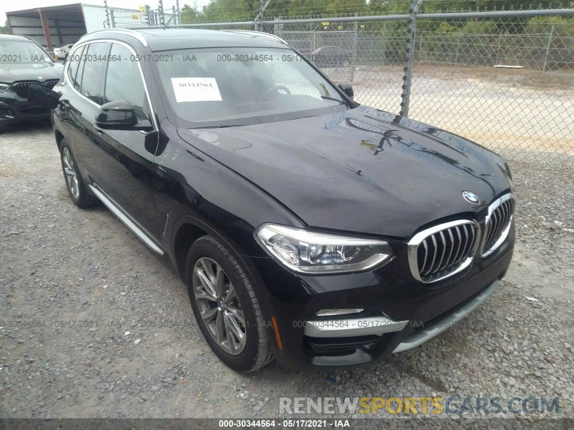 1 Photograph of a damaged car 5UXTR7C53KLF28430 BMW X3 2019