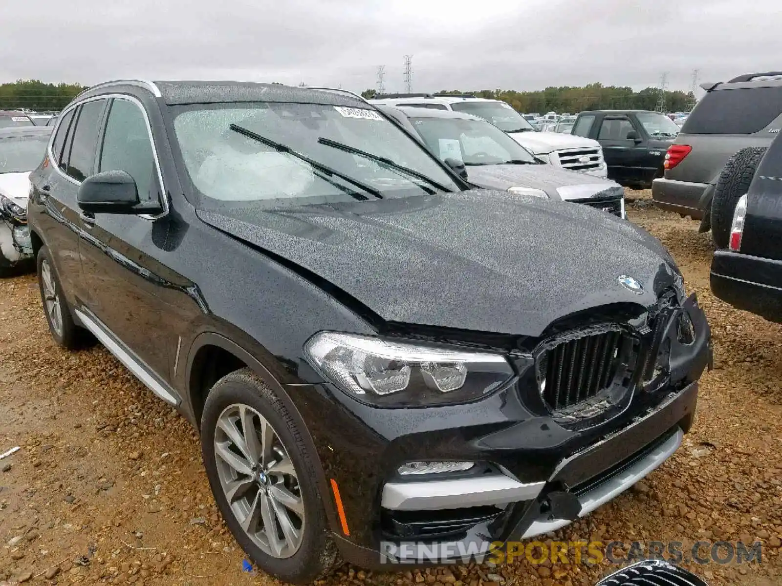 1 Photograph of a damaged car 5UXTR7C53KLF29383 BMW X3 2019