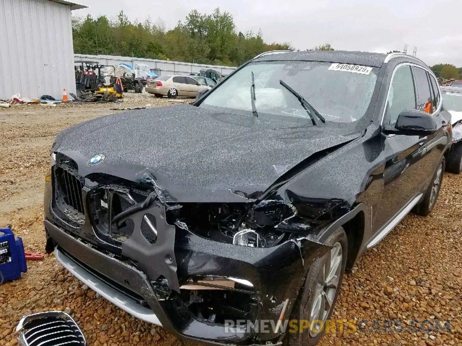 2 Photograph of a damaged car 5UXTR7C53KLF29383 BMW X3 2019