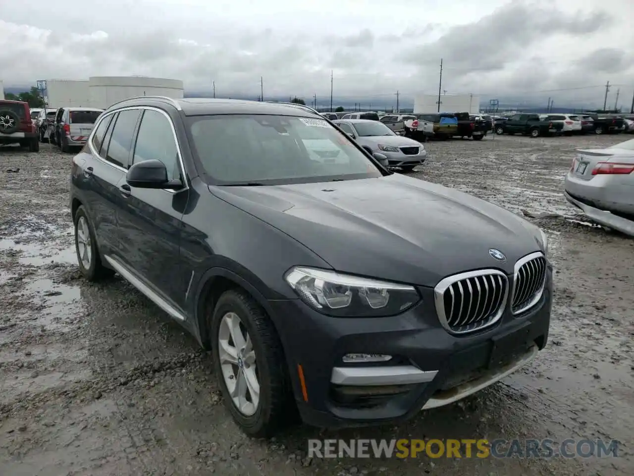 1 Photograph of a damaged car 5UXTR7C53KLF30405 BMW X3 2019