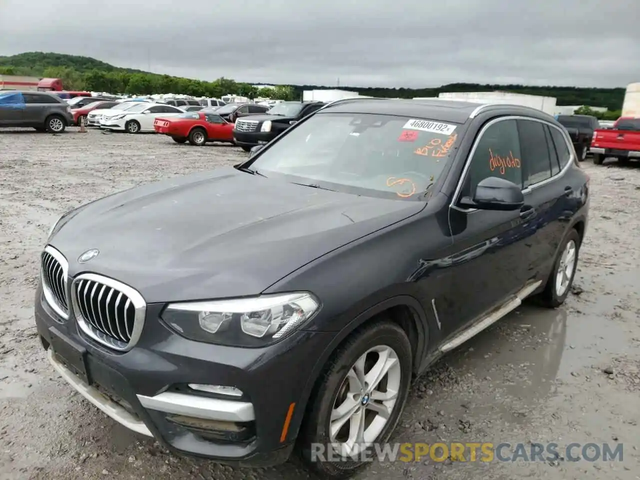 2 Photograph of a damaged car 5UXTR7C53KLF30405 BMW X3 2019