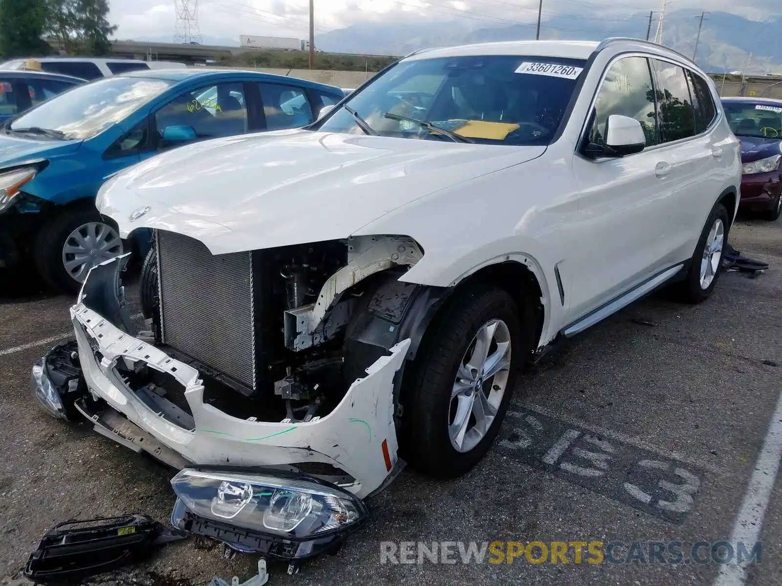 2 Photograph of a damaged car 5UXTR7C53KLF31747 BMW X3 2019