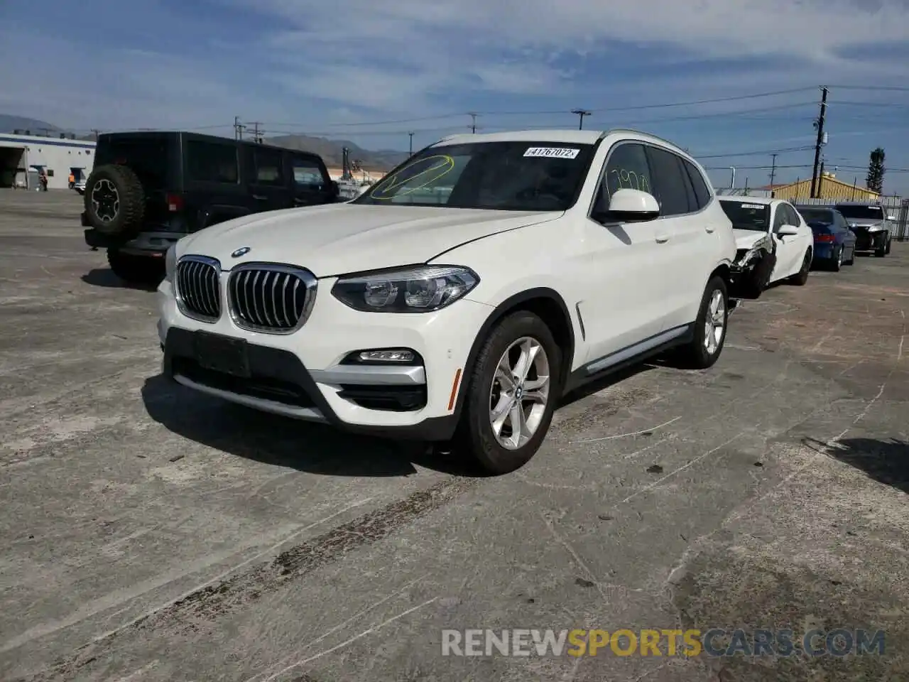 2 Photograph of a damaged car 5UXTR7C53KLF32140 BMW X3 2019