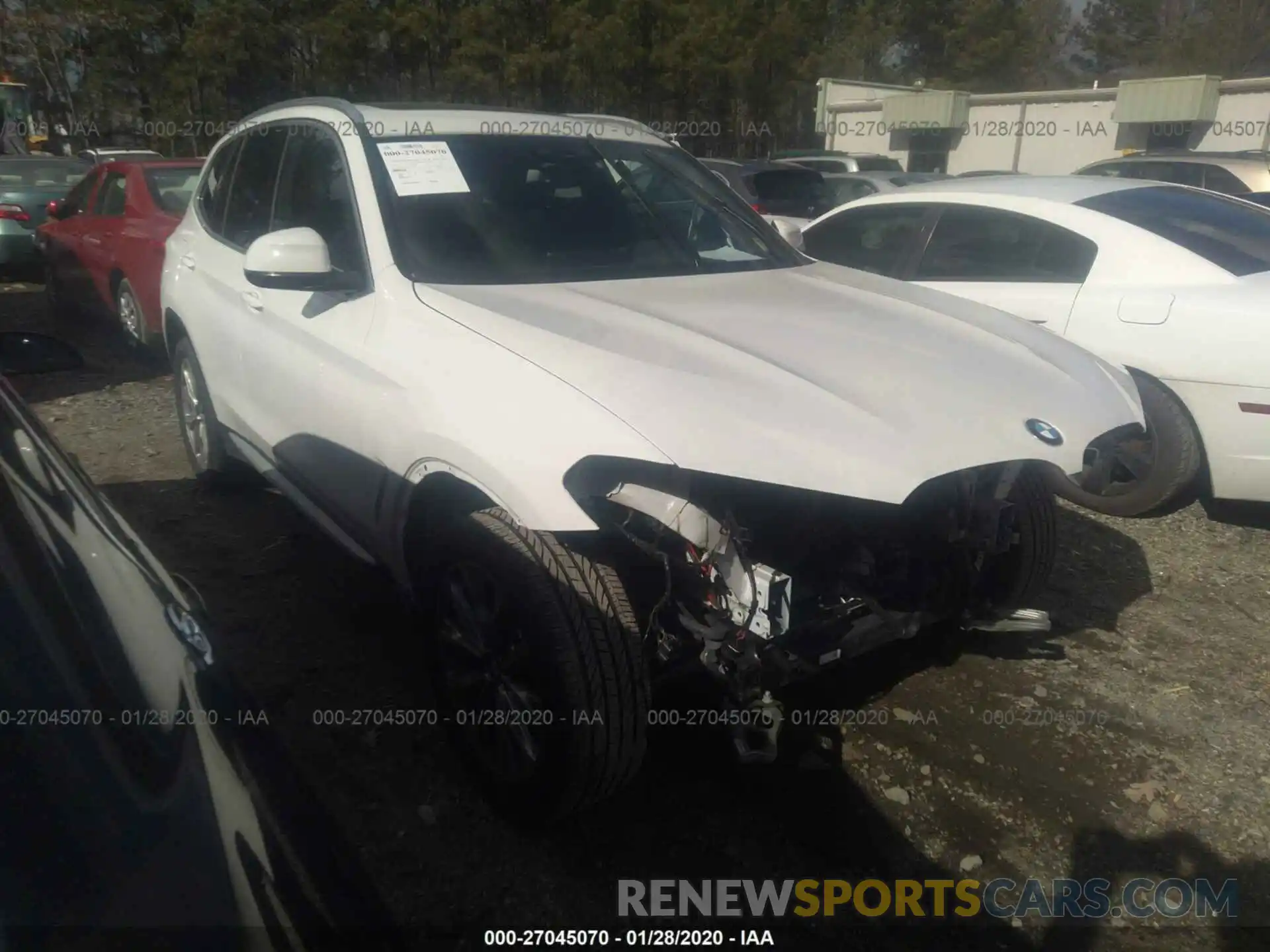 1 Photograph of a damaged car 5UXTR7C53KLF32672 BMW X3 2019