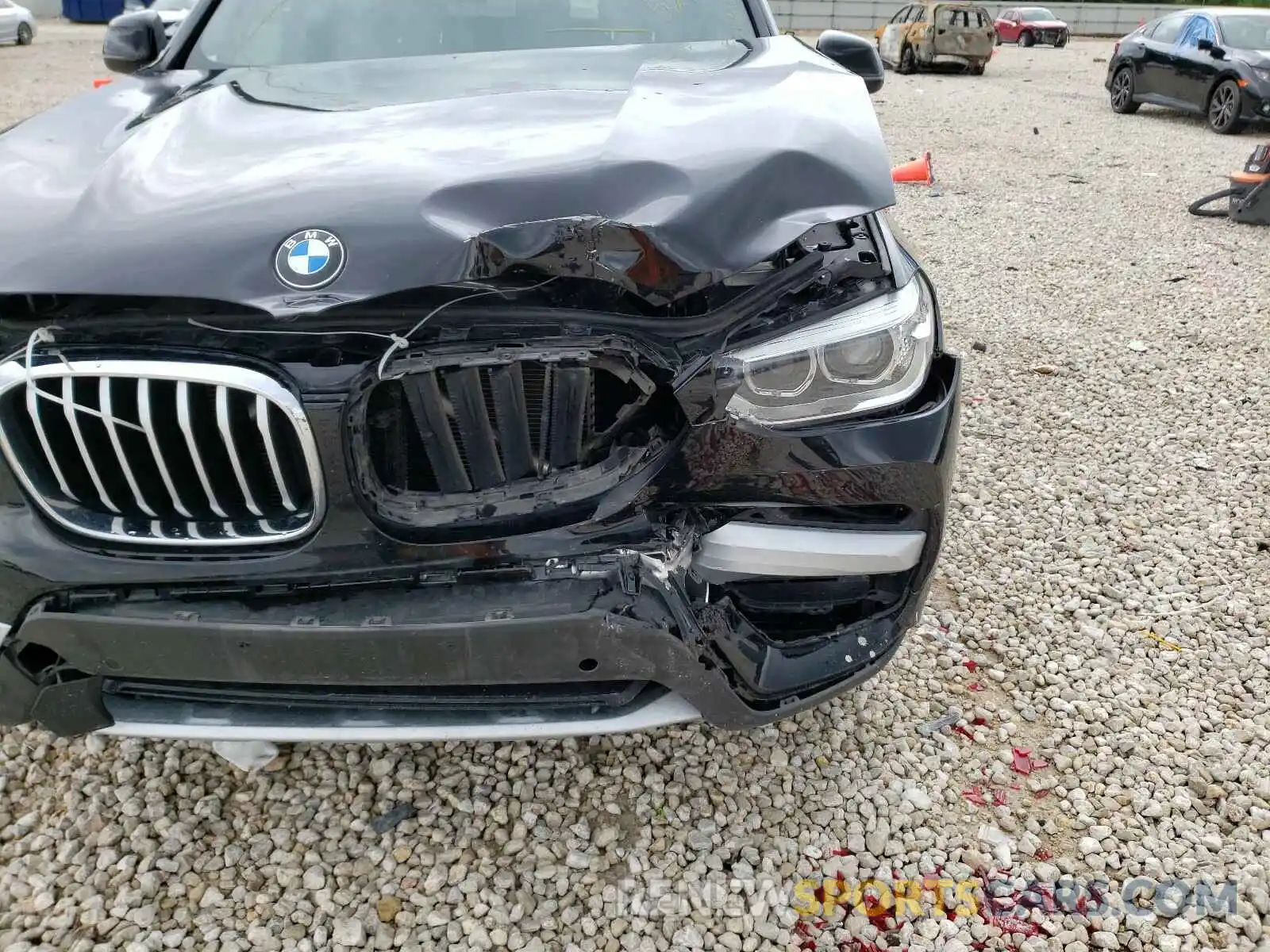 9 Photograph of a damaged car 5UXTR7C53KLF34521 BMW X3 2019