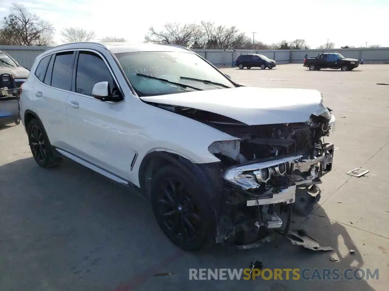 1 Photograph of a damaged car 5UXTR7C53KLR39694 BMW X3 2019