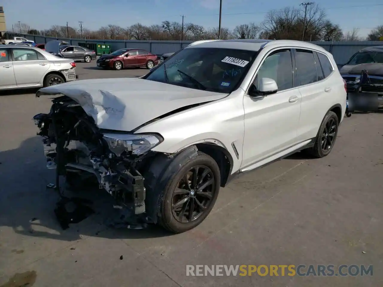 2 Photograph of a damaged car 5UXTR7C53KLR39694 BMW X3 2019