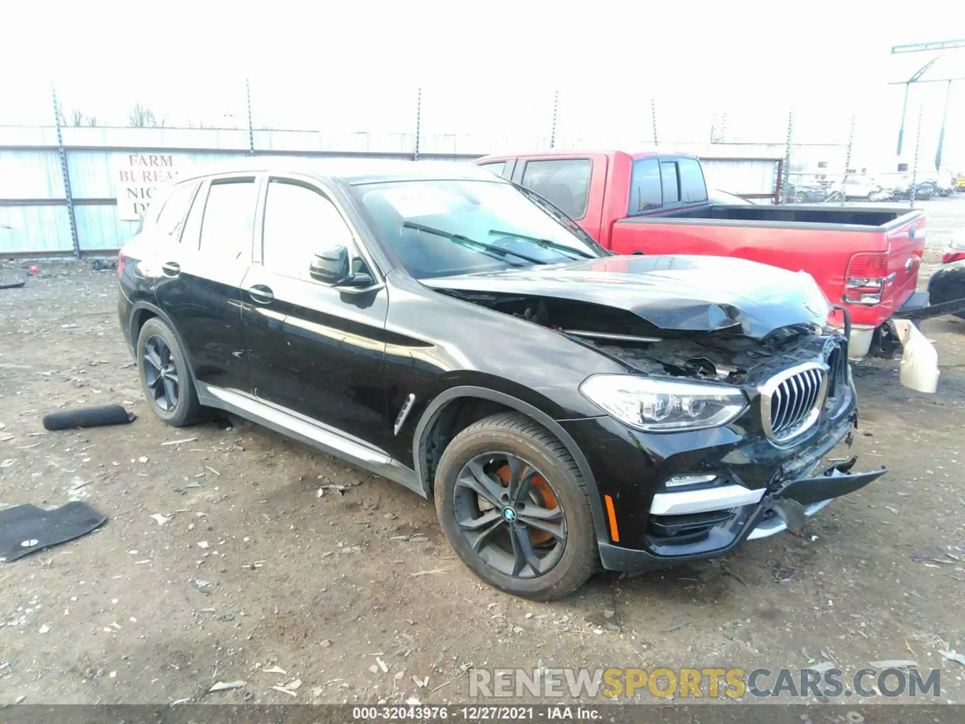 1 Photograph of a damaged car 5UXTR7C53KLR44460 BMW X3 2019