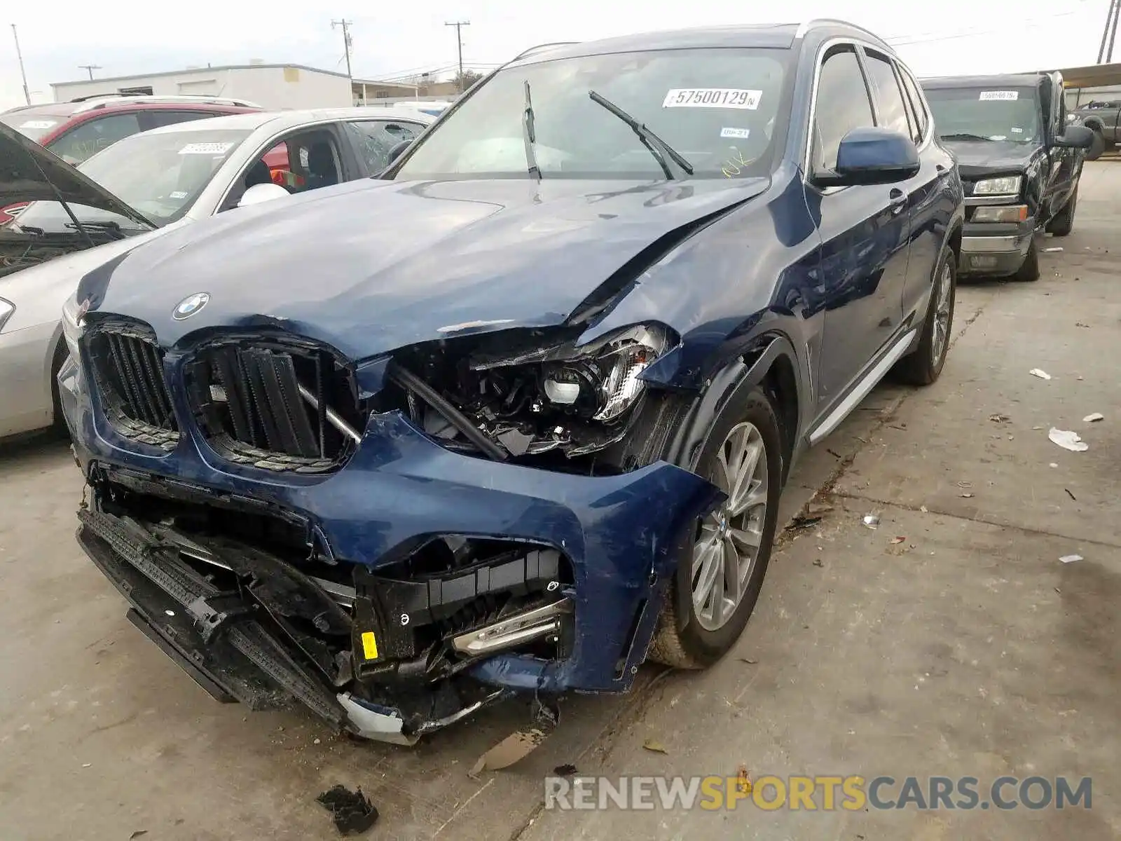 2 Photograph of a damaged car 5UXTR7C53KLR45771 BMW X3 2019