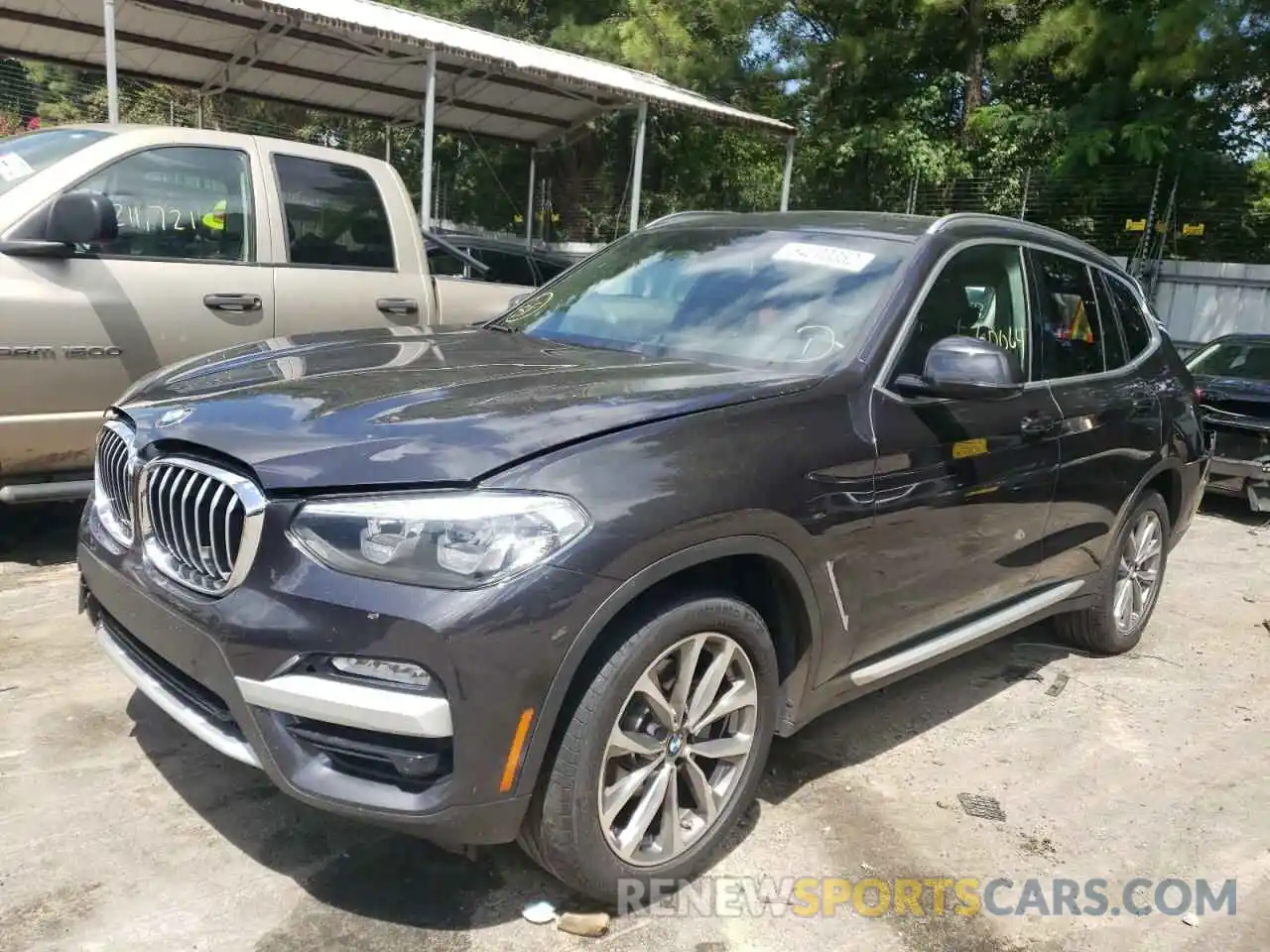 2 Photograph of a damaged car 5UXTR7C53KLR48962 BMW X3 2019