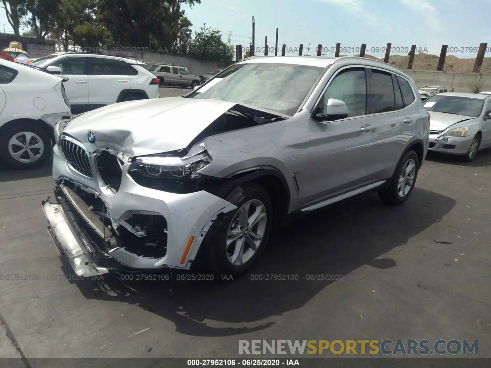 2 Photograph of a damaged car 5UXTR7C53KLR50839 BMW X3 2019