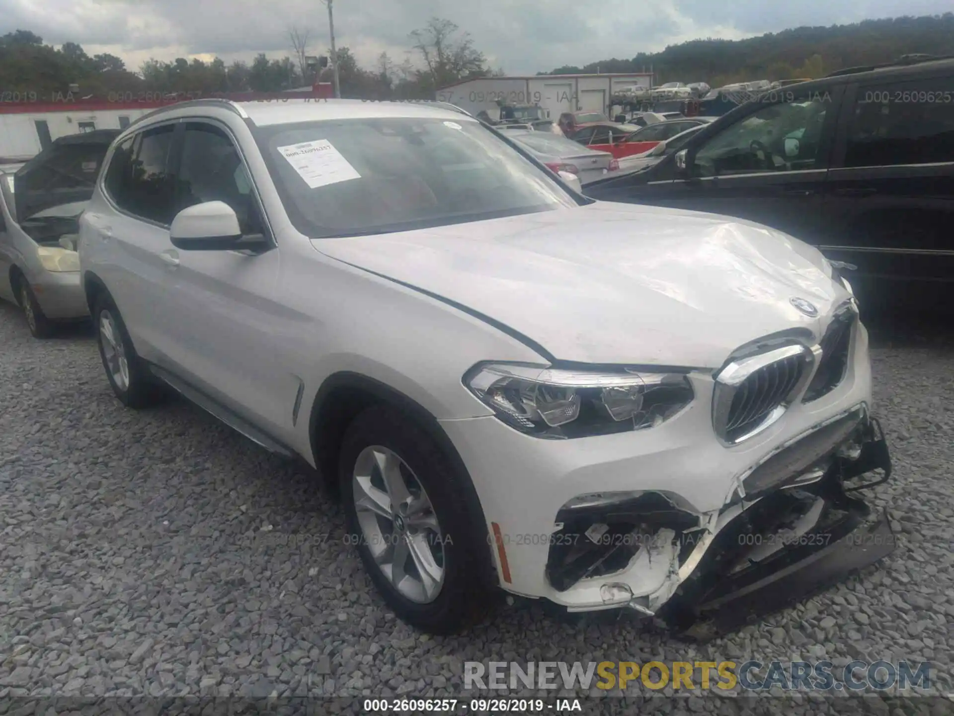 1 Photograph of a damaged car 5UXTR7C53KLR51957 BMW X3 2019