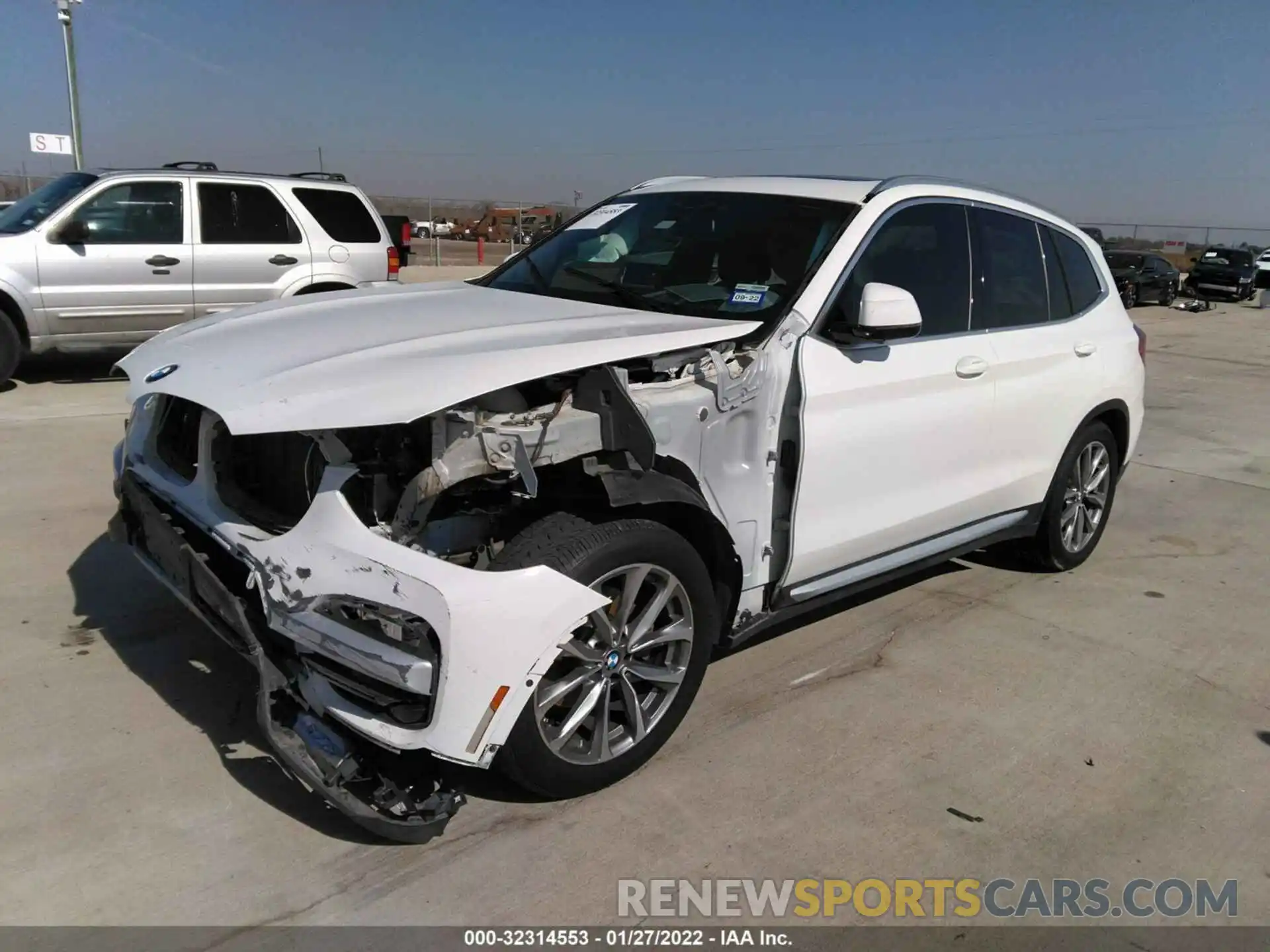 2 Photograph of a damaged car 5UXTR7C53KLR52994 BMW X3 2019