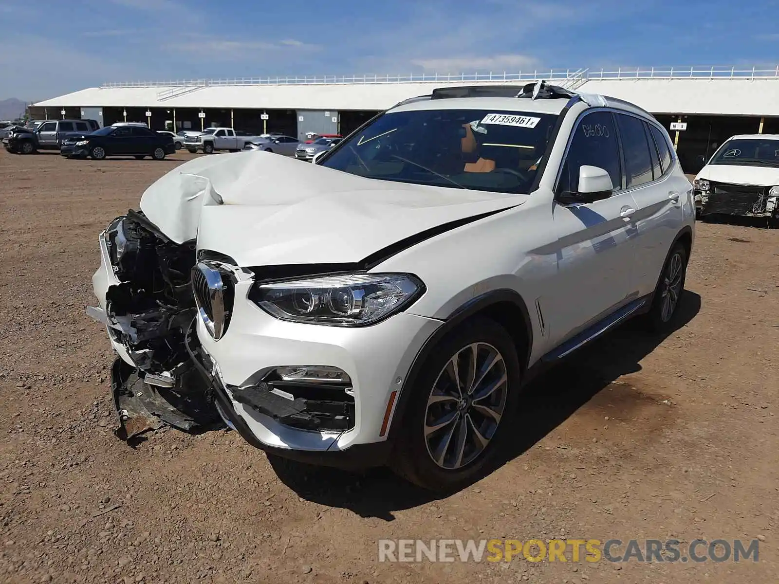 2 Photograph of a damaged car 5UXTR7C53KLR53224 BMW X3 2019
