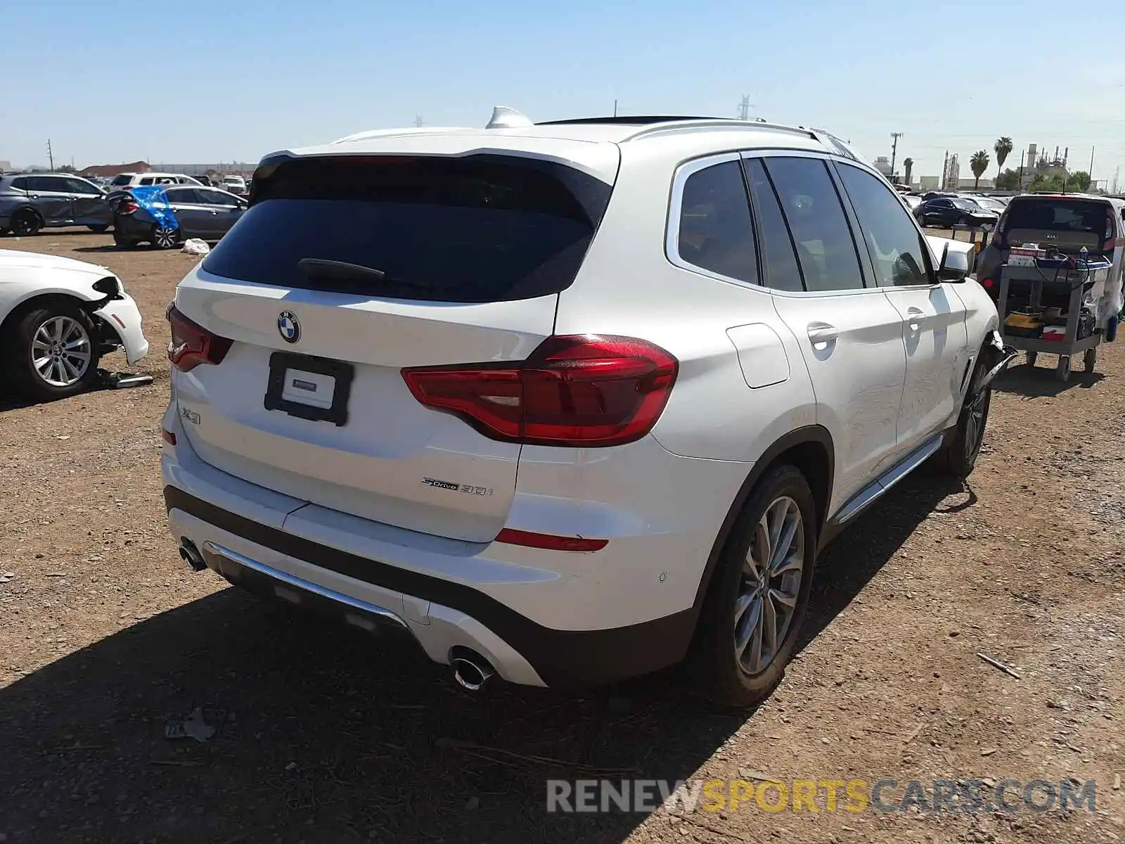 4 Photograph of a damaged car 5UXTR7C53KLR53224 BMW X3 2019