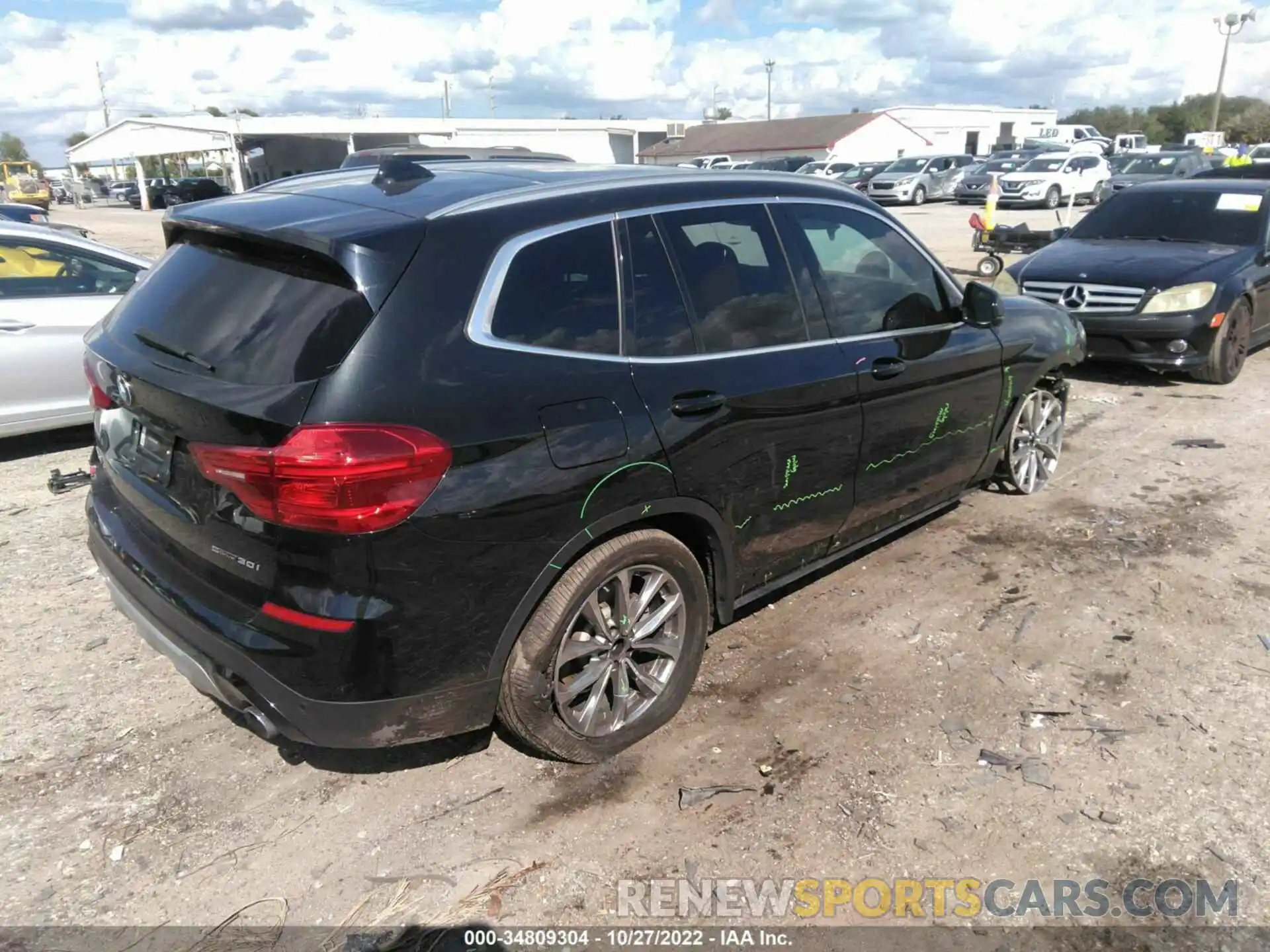 4 Photograph of a damaged car 5UXTR7C54KLE88455 BMW X3 2019