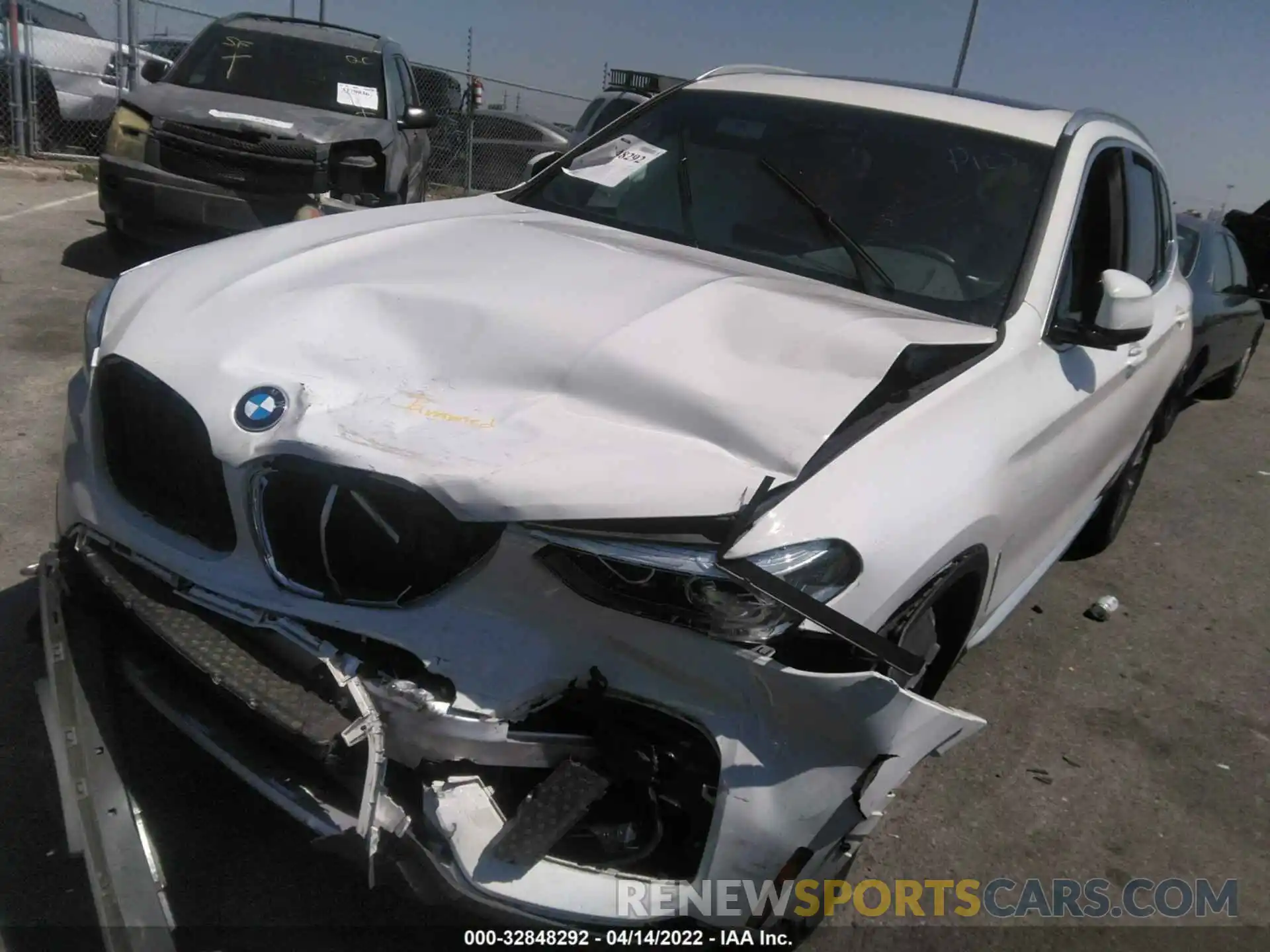 2 Photograph of a damaged car 5UXTR7C54KLE94238 BMW X3 2019