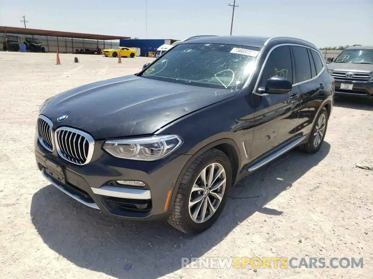 2 Photograph of a damaged car 5UXTR7C54KLE97155 BMW X3 2019