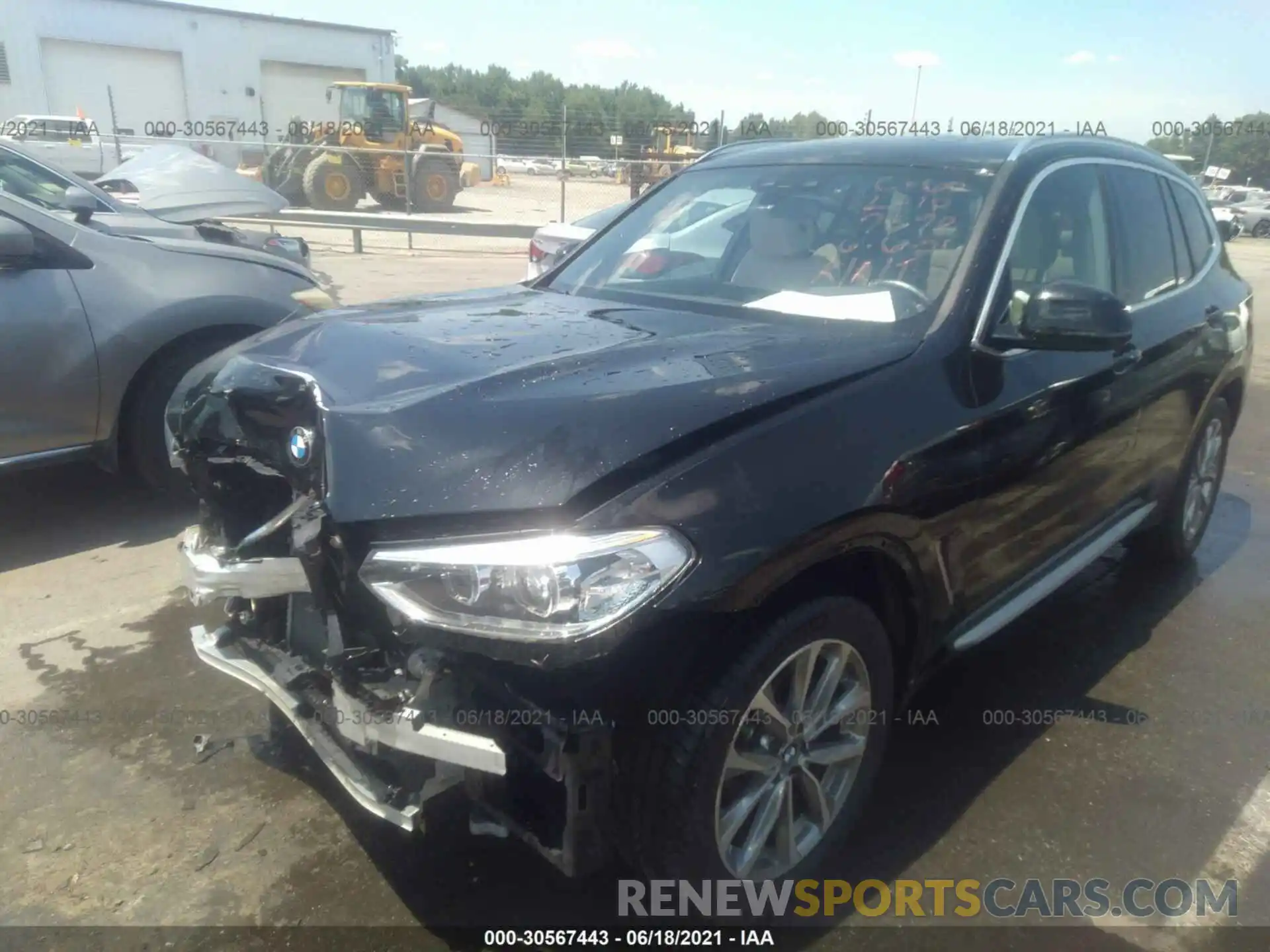 2 Photograph of a damaged car 5UXTR7C54KLE97690 BMW X3 2019