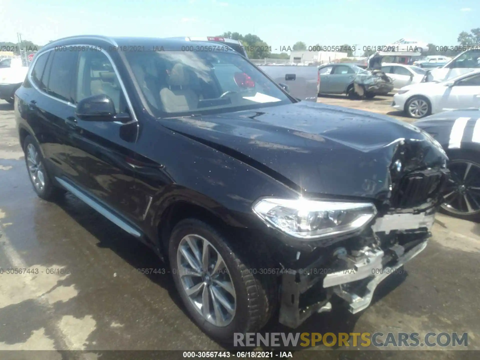 6 Photograph of a damaged car 5UXTR7C54KLE97690 BMW X3 2019