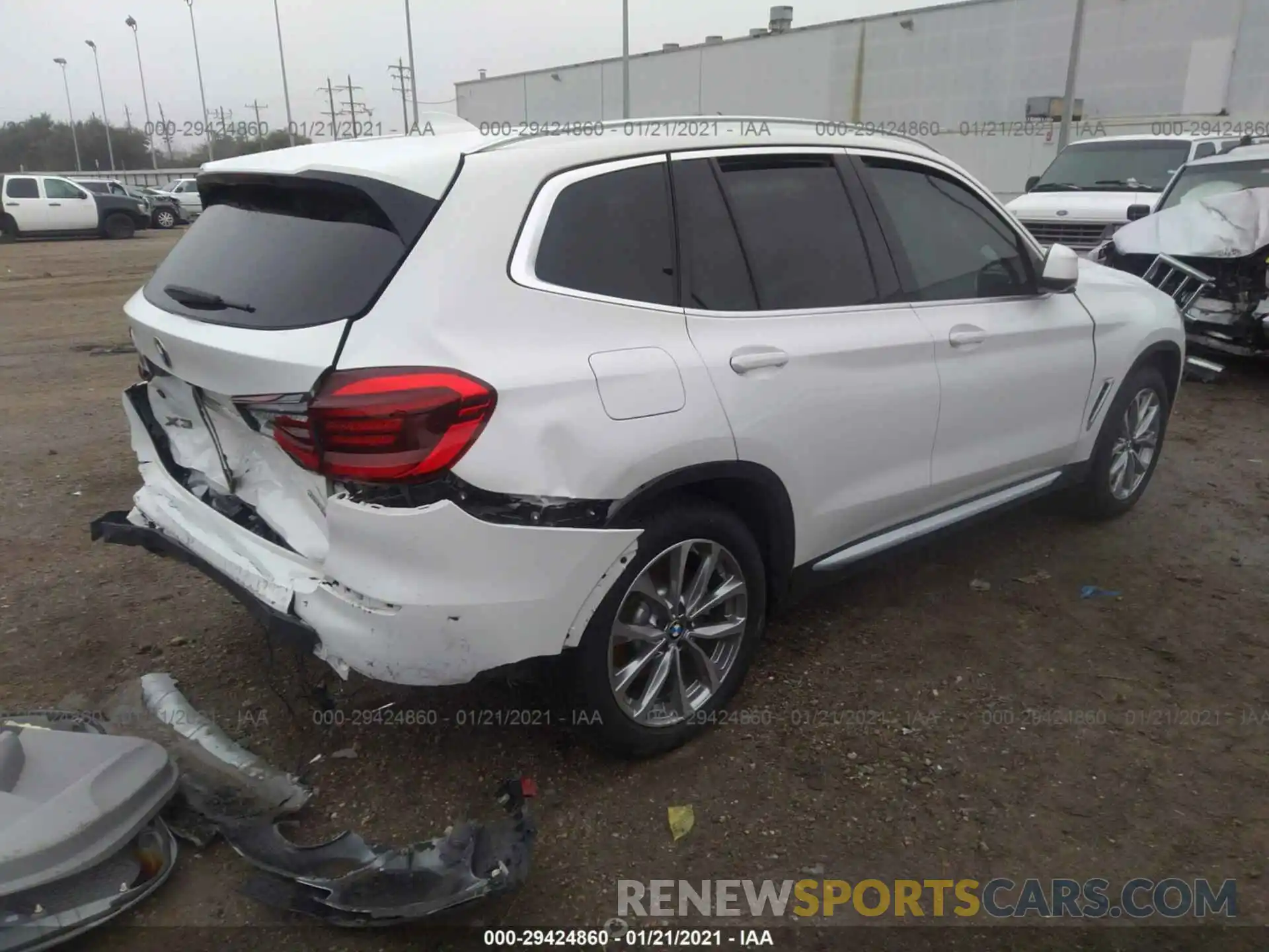4 Photograph of a damaged car 5UXTR7C54KLE97799 BMW X3 2019