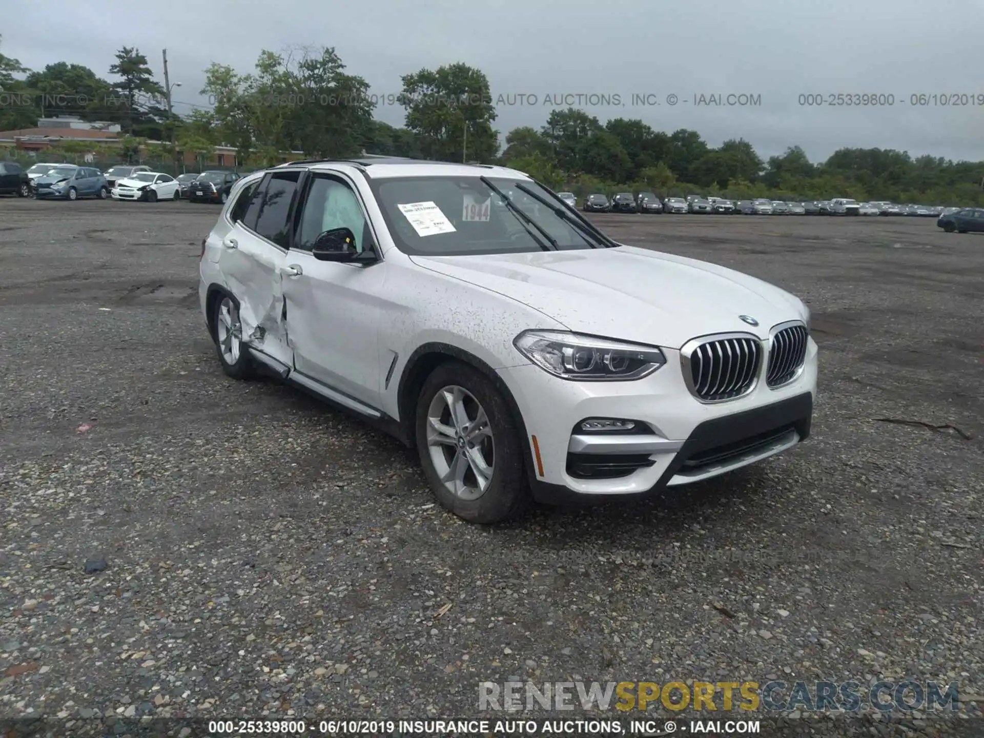 1 Фотография поврежденного автомобиля 5UXTR7C54KLE98502 BMW X3 2019