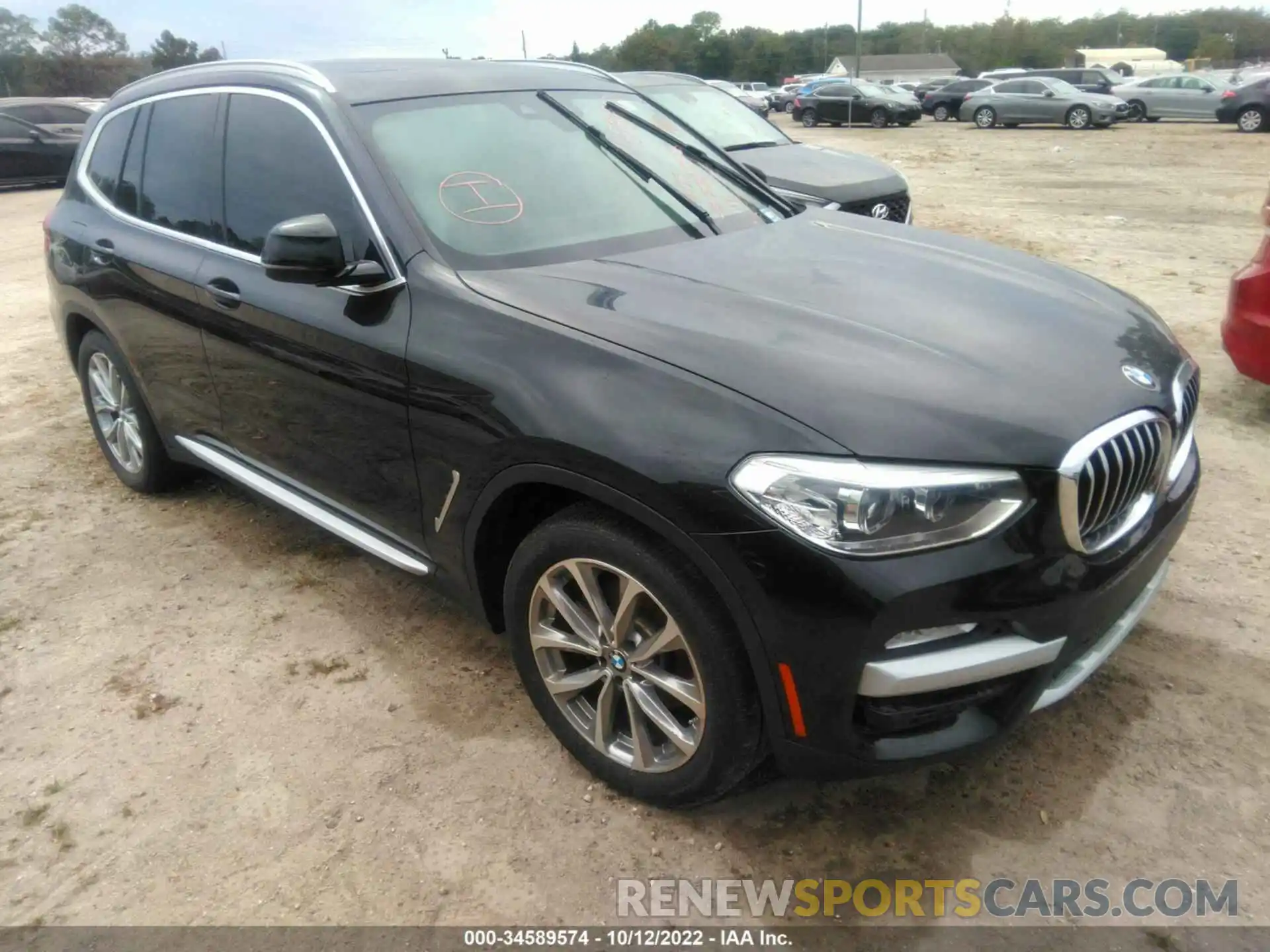 1 Photograph of a damaged car 5UXTR7C54KLF24581 BMW X3 2019