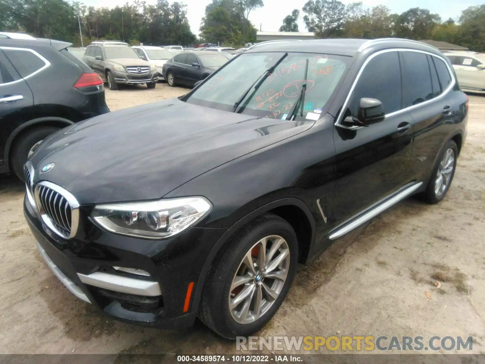 2 Photograph of a damaged car 5UXTR7C54KLF24581 BMW X3 2019