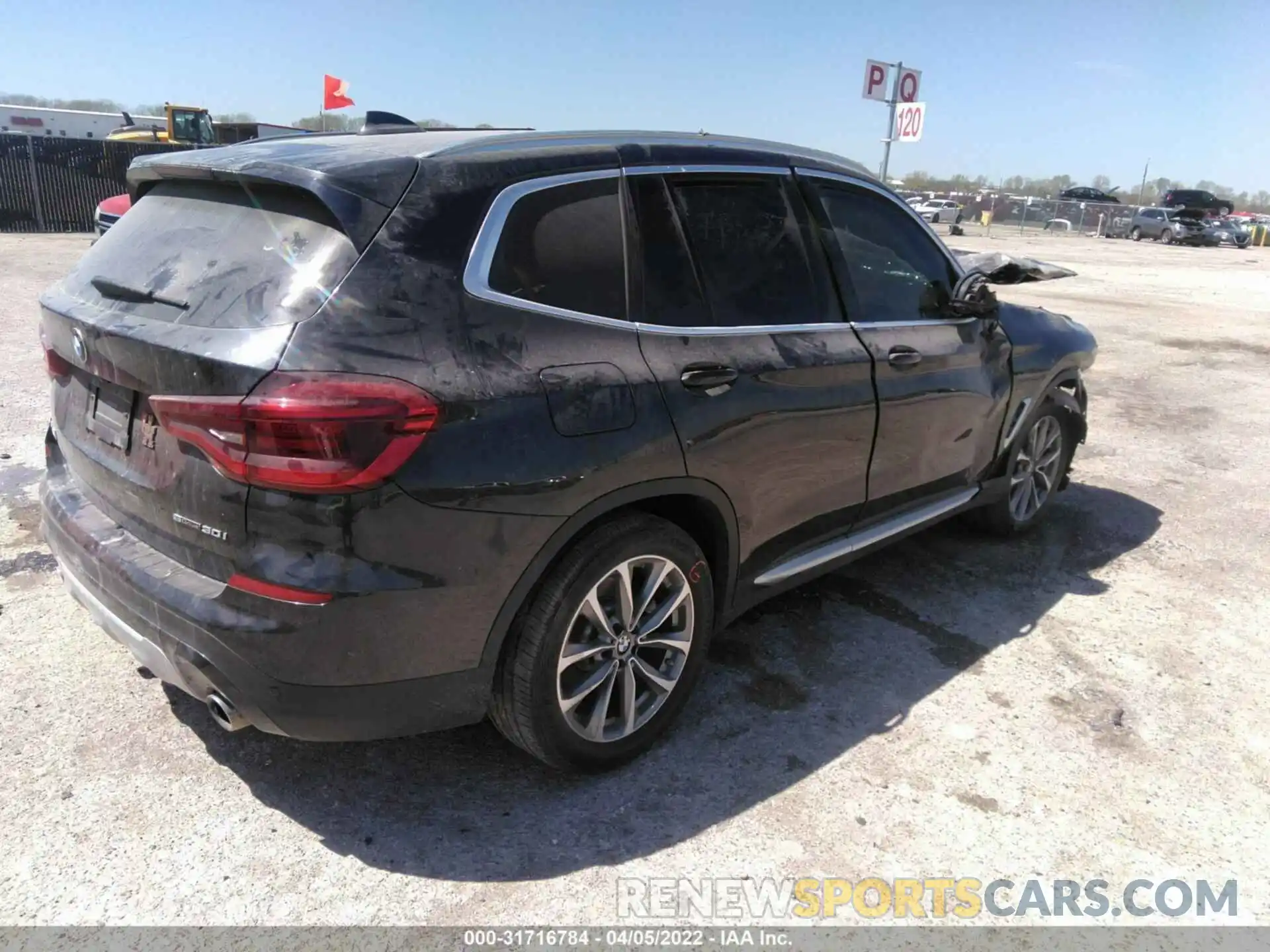 4 Фотография поврежденного автомобиля 5UXTR7C54KLF25133 BMW X3 2019