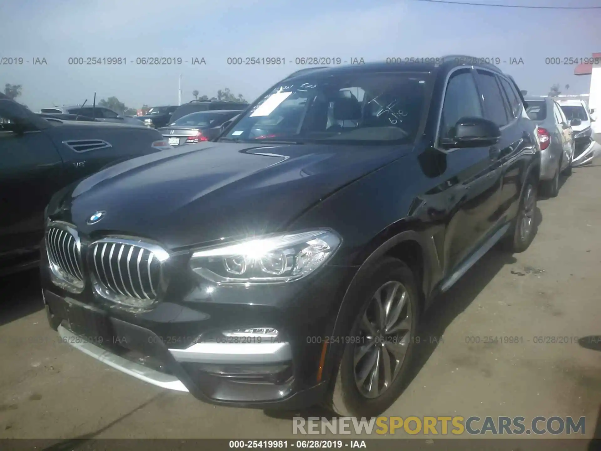 2 Photograph of a damaged car 5UXTR7C54KLF25973 BMW X3 2019