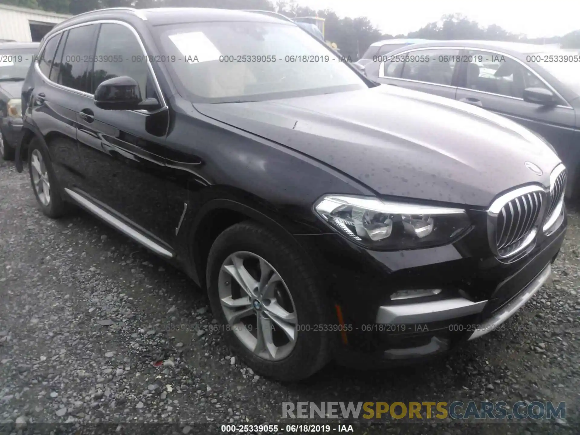 1 Photograph of a damaged car 5UXTR7C54KLF26668 BMW X3 2019