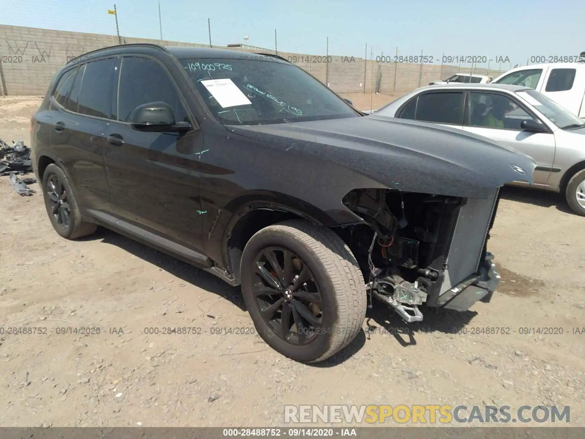 1 Photograph of a damaged car 5UXTR7C54KLF28226 BMW X3 2019