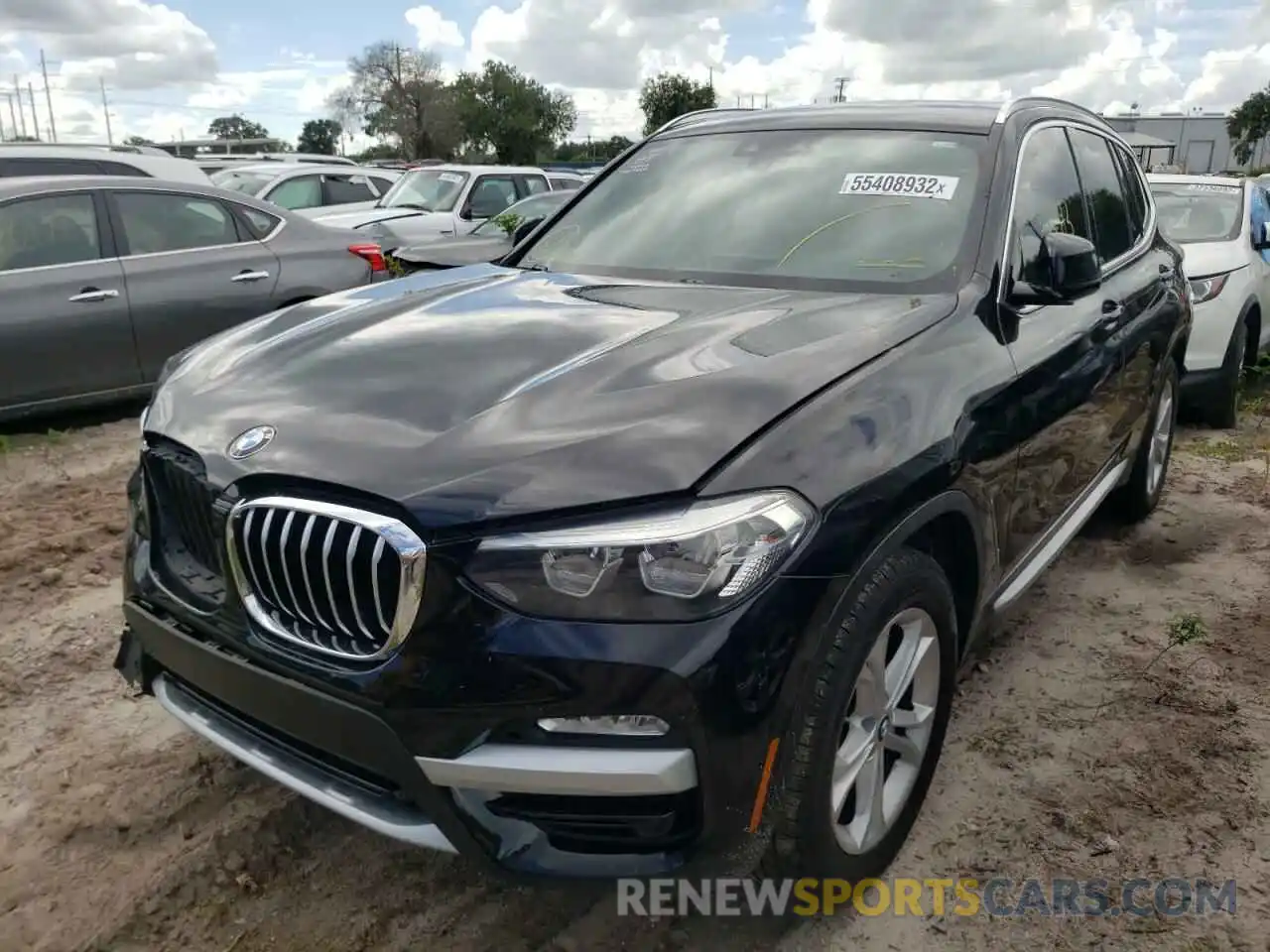 2 Photograph of a damaged car 5UXTR7C54KLF28551 BMW X3 2019