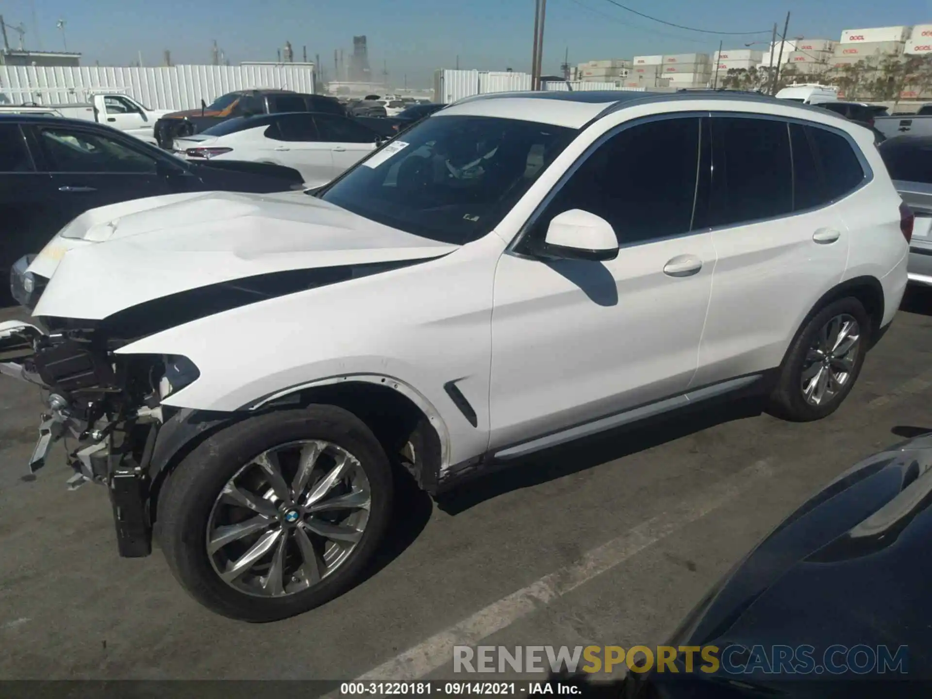 2 Photograph of a damaged car 5UXTR7C54KLF31255 BMW X3 2019