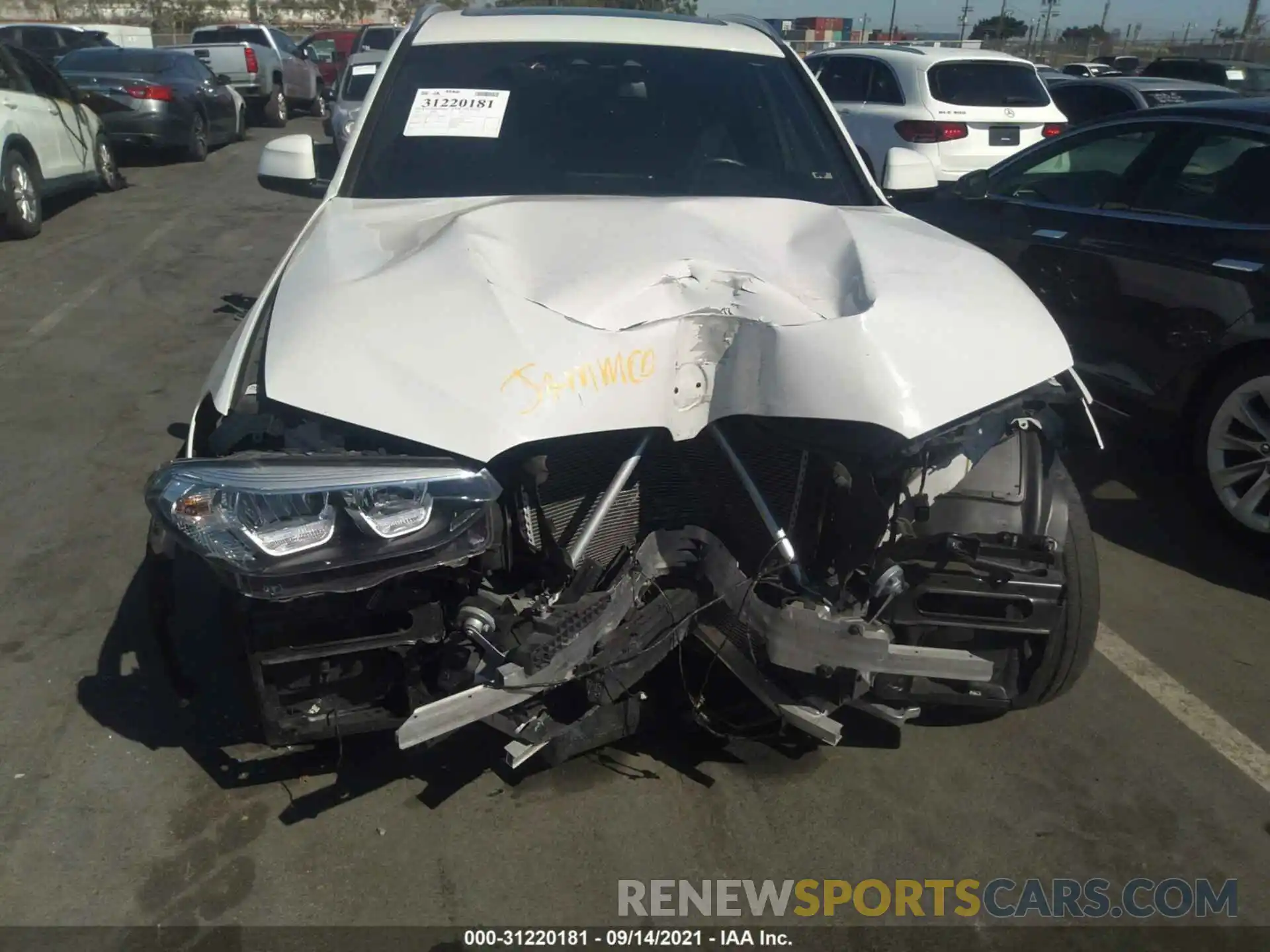 6 Photograph of a damaged car 5UXTR7C54KLF31255 BMW X3 2019